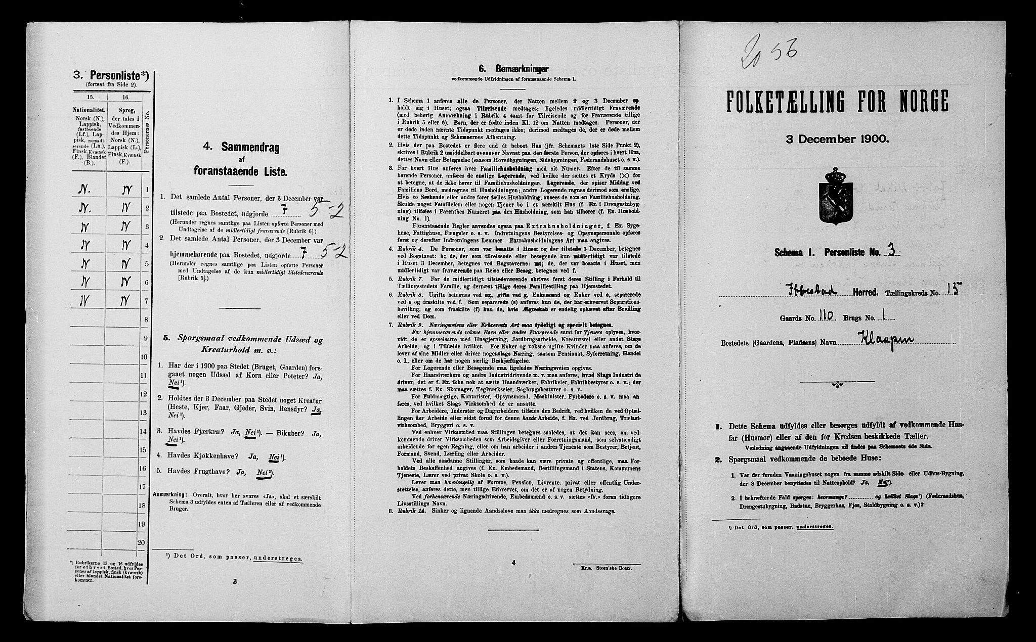 SATØ, Folketelling 1900 for 1917 Ibestad herred, 1900, s. 2041