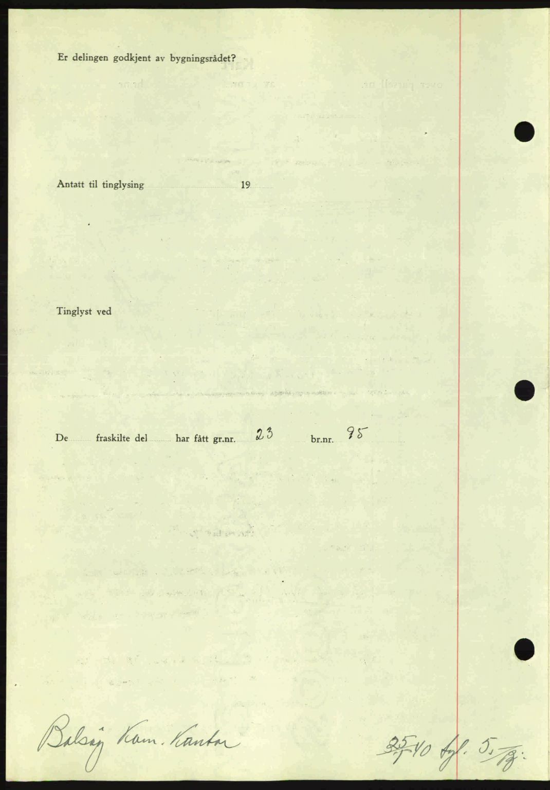 Romsdal sorenskriveri, AV/SAT-A-4149/1/2/2C: Pantebok nr. A8, 1939-1940, Dagboknr: 112/1940