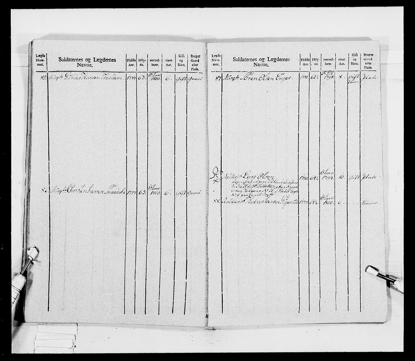 Generalitets- og kommissariatskollegiet, Det kongelige norske kommissariatskollegium, AV/RA-EA-5420/E/Eh/L0032b: Nordafjelske gevorbne infanteriregiment, 1806, s. 593