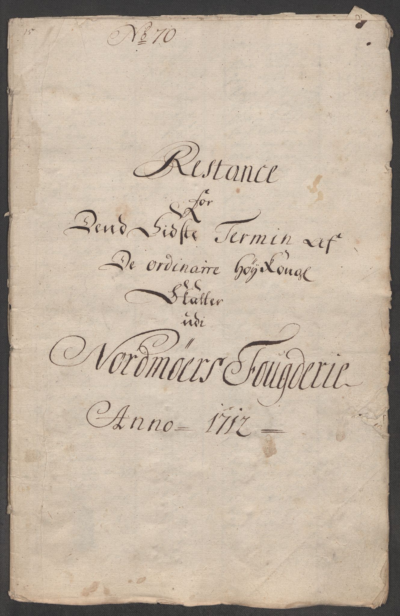 Rentekammeret inntil 1814, Reviderte regnskaper, Fogderegnskap, RA/EA-4092/R56/L3746: Fogderegnskap Nordmøre, 1712, s. 249