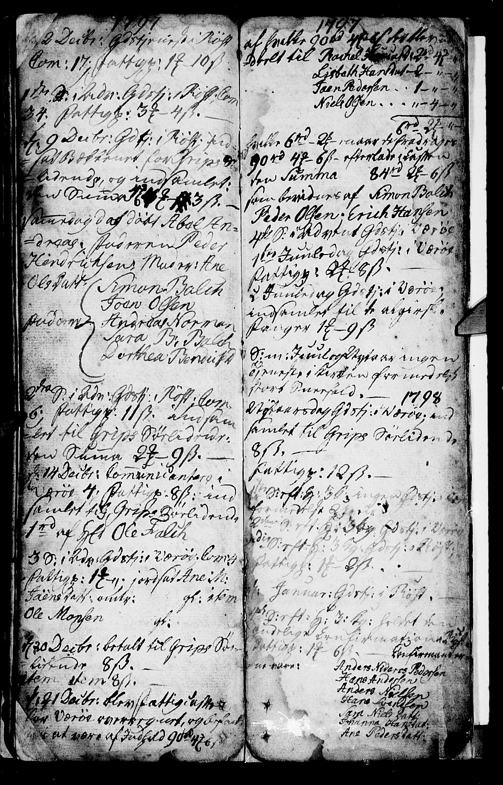 Ministerialprotokoller, klokkerbøker og fødselsregistre - Nordland, AV/SAT-A-1459/807/L0118: Ministerialbok nr. 807A01, 1752-1798, s. 322-323