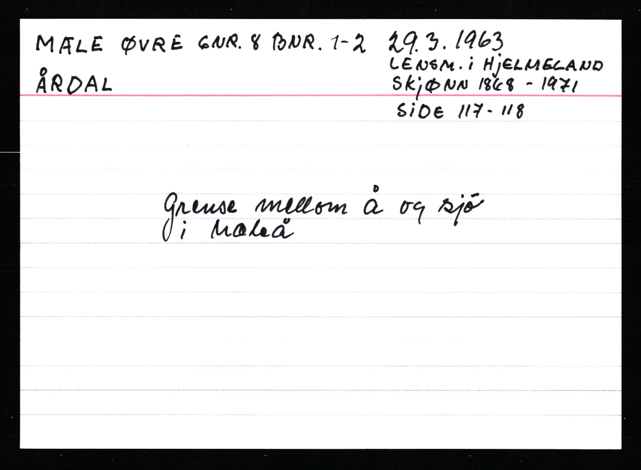 Statsarkivet i Stavanger, AV/SAST-A-101971/03/Y/Ym/L0040: Åstedskort sortert etter gårdsnavn: Mykje - Navrestad, 1600-1950, s. 508