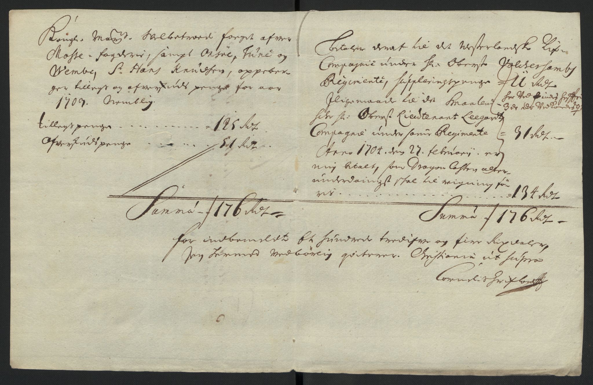 Rentekammeret inntil 1814, Reviderte regnskaper, Fogderegnskap, AV/RA-EA-4092/R04/L0132: Fogderegnskap Moss, Onsøy, Tune, Veme og Åbygge, 1703-1704, s. 159