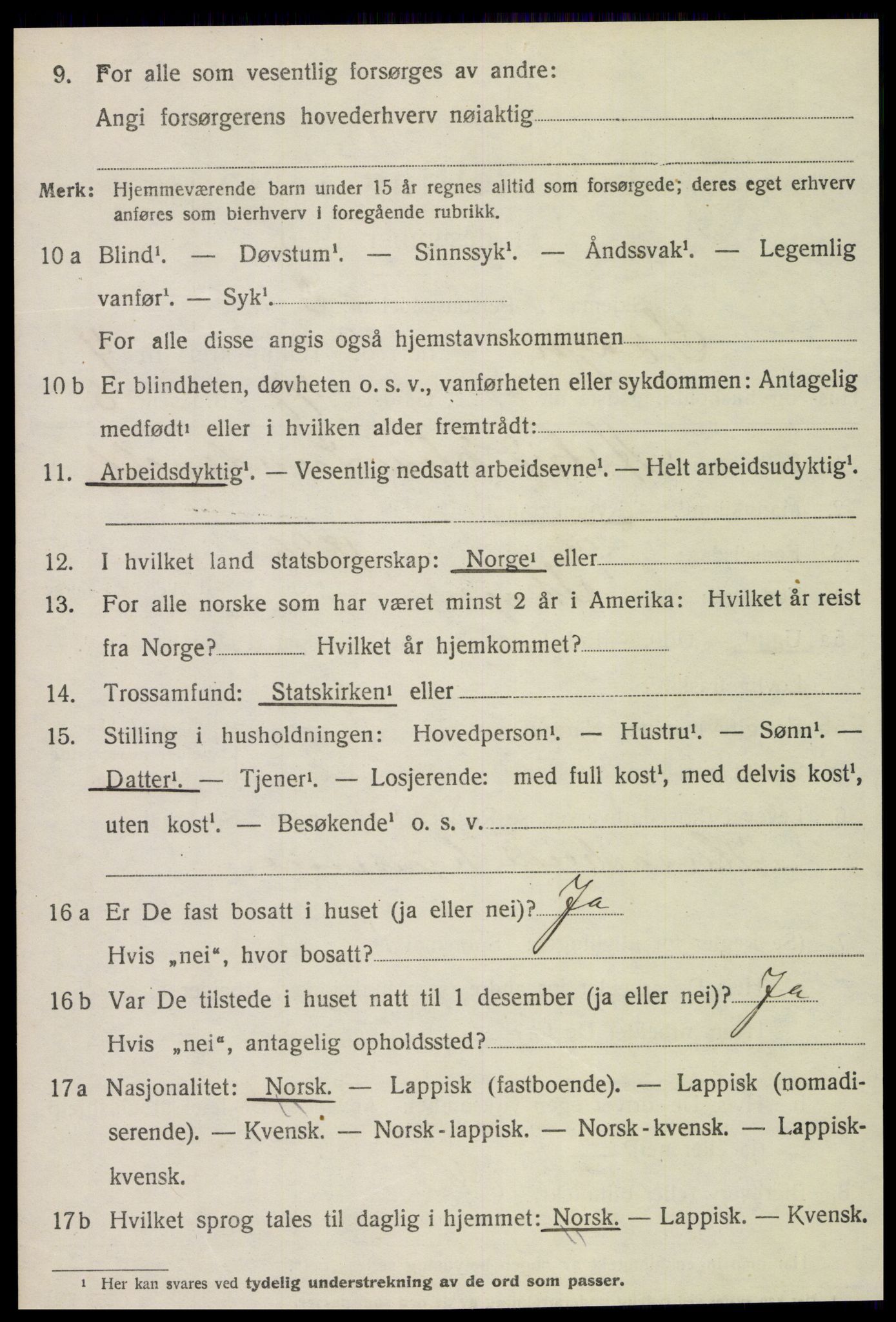 SAT, Folketelling 1920 for 1719 Skogn herred, 1920, s. 5906