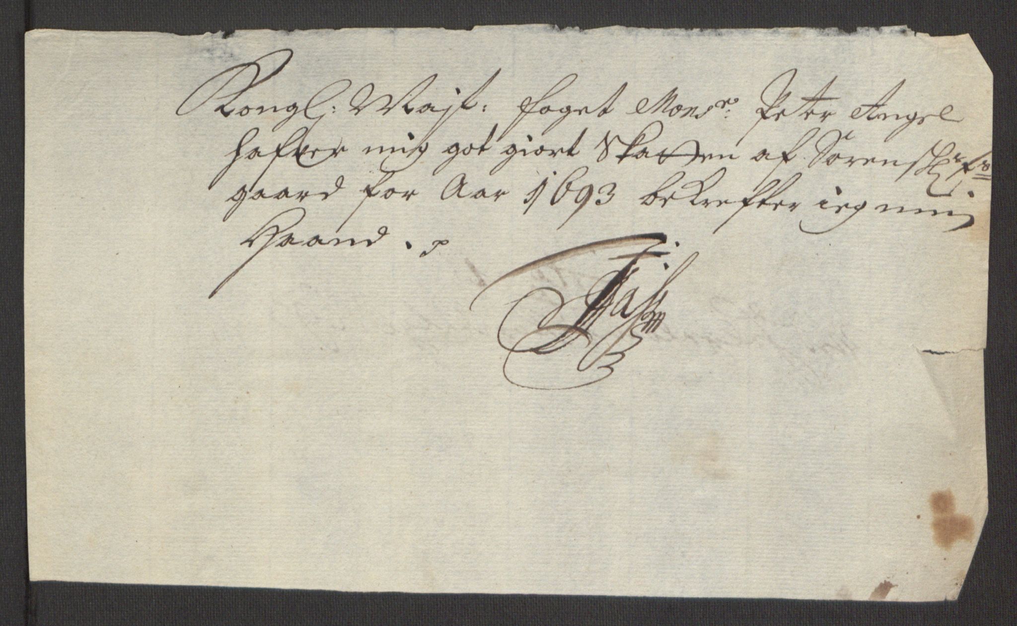 Rentekammeret inntil 1814, Reviderte regnskaper, Fogderegnskap, RA/EA-4092/R65/L4505: Fogderegnskap Helgeland, 1693-1696, s. 133
