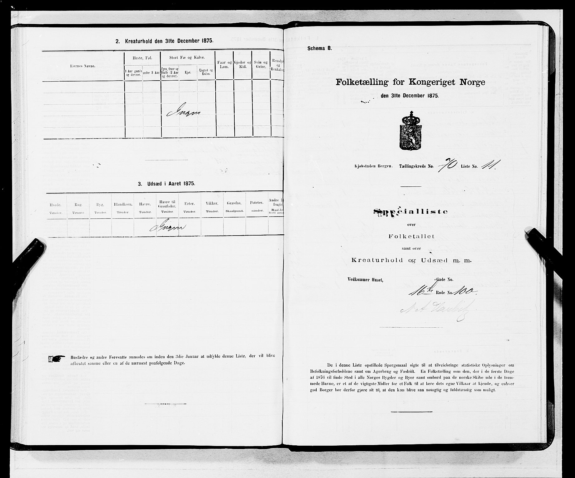 SAB, Folketelling 1875 for 1301 Bergen kjøpstad, 1875, s. 3728