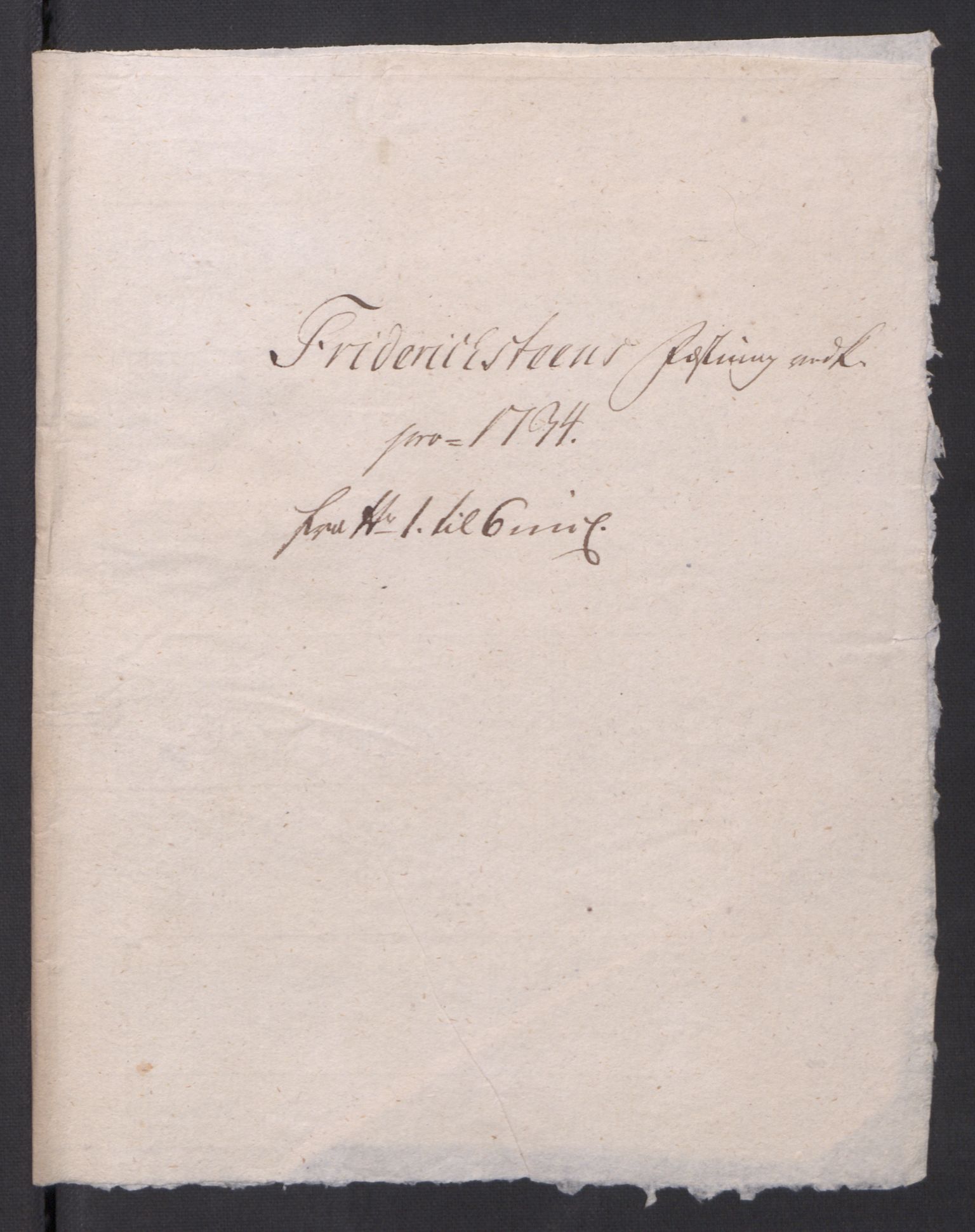 Kommanderende general (KG I) med Det norske krigsdirektorium, RA/EA-5419/D/L0154: Fredriksten festning: Brev, inventarfortegnelser og regnskapsekstrakter, 1730-1739, s. 203