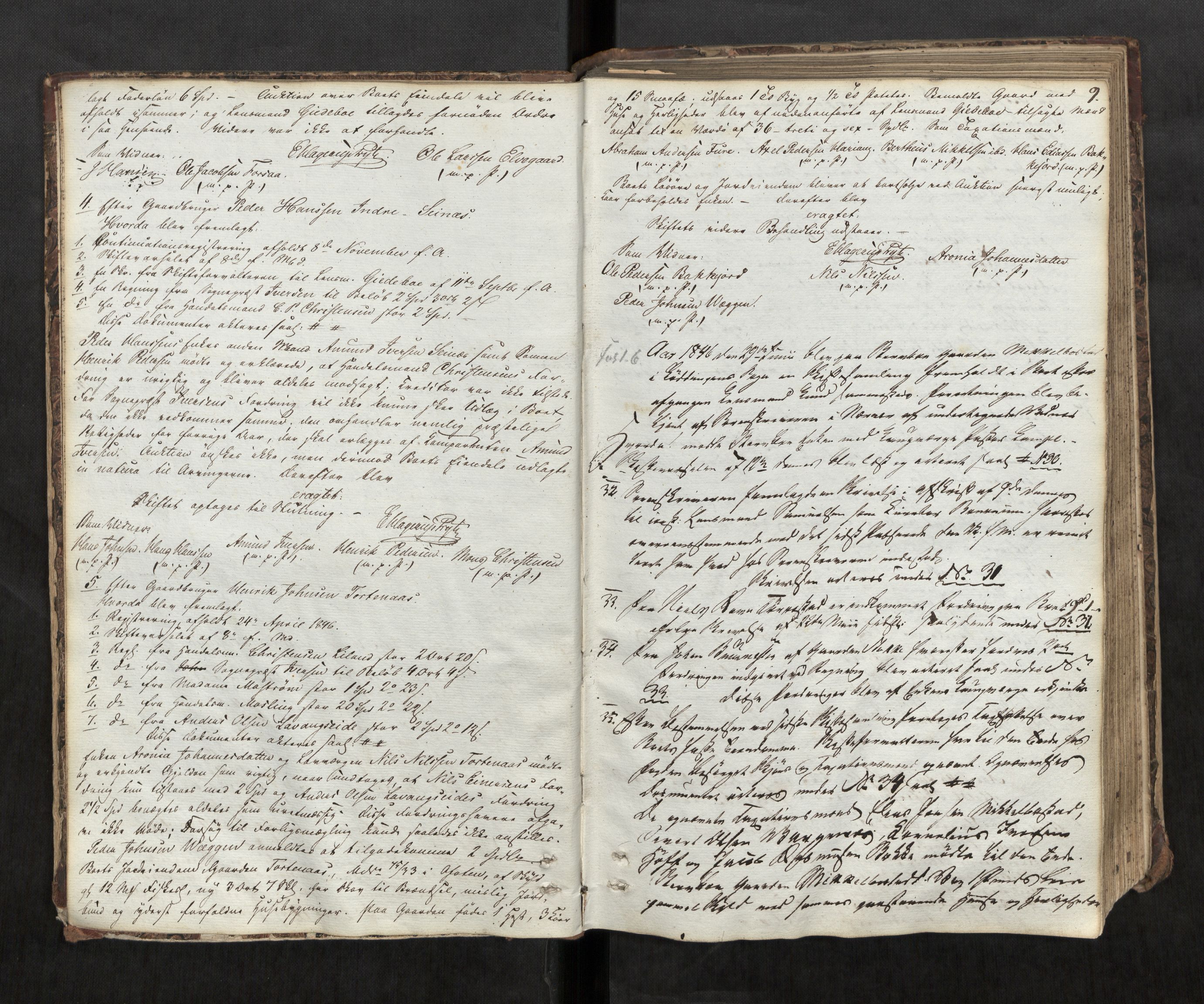 Salten sorenskriveri, AV/SAT-A-4578/1/3/3B/L0004: Skiftebehandlingsprotokoll, 1846-1851, s. 9