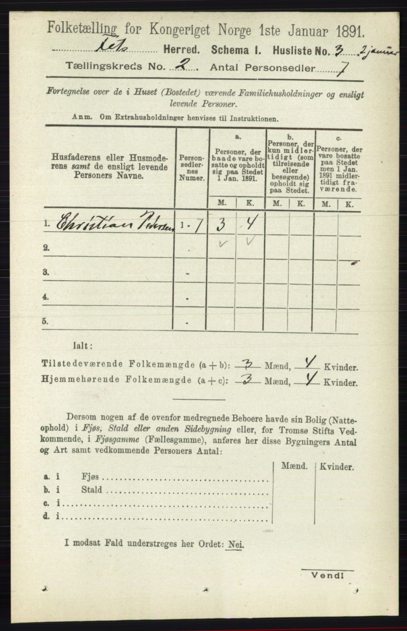 RA, Folketelling 1891 for 0227 Fet herred, 1891, s. 351