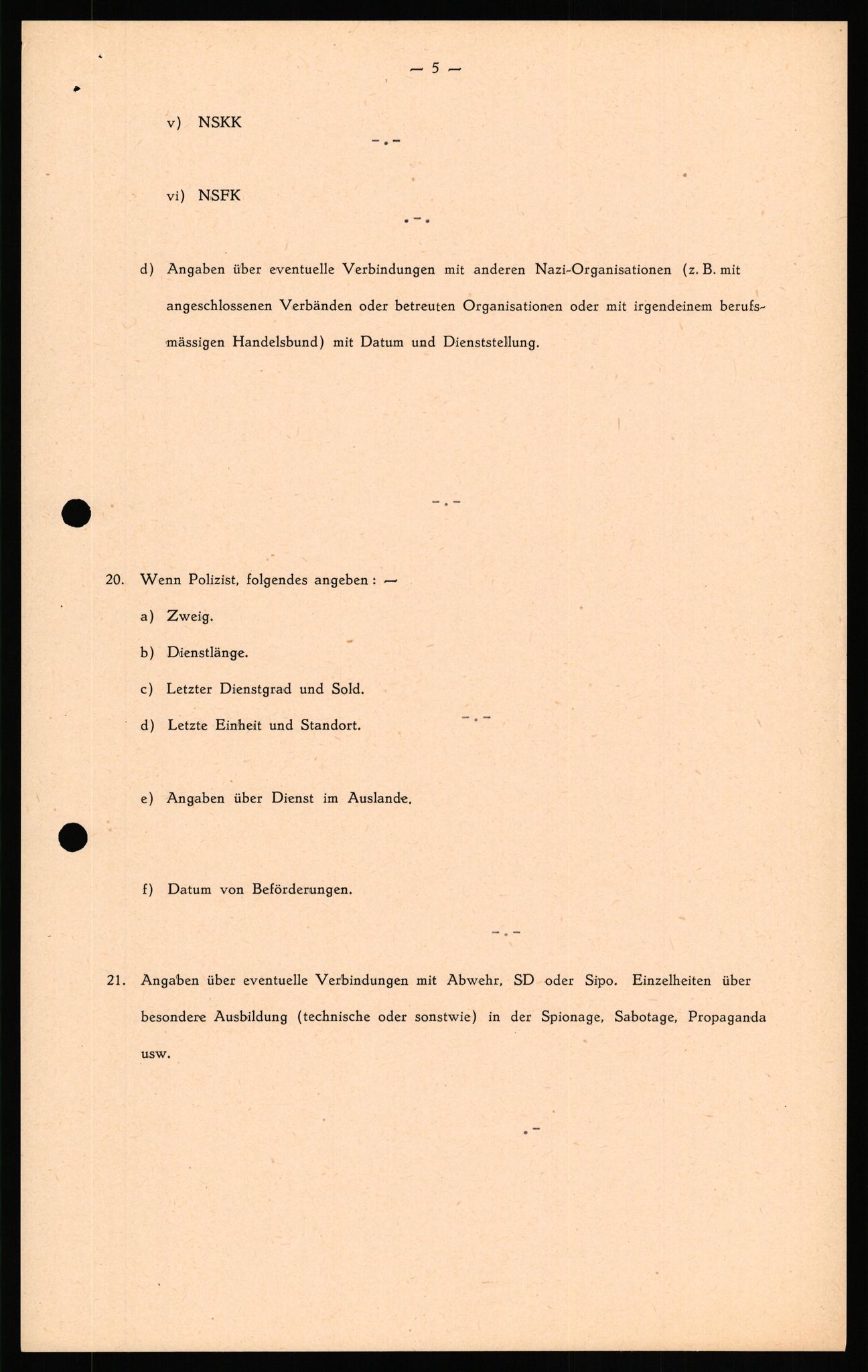 Forsvaret, Forsvarets overkommando II, AV/RA-RAFA-3915/D/Db/L0039: CI Questionaires. Tyske okkupasjonsstyrker i Norge. Østerrikere., 1945-1946, s. 364