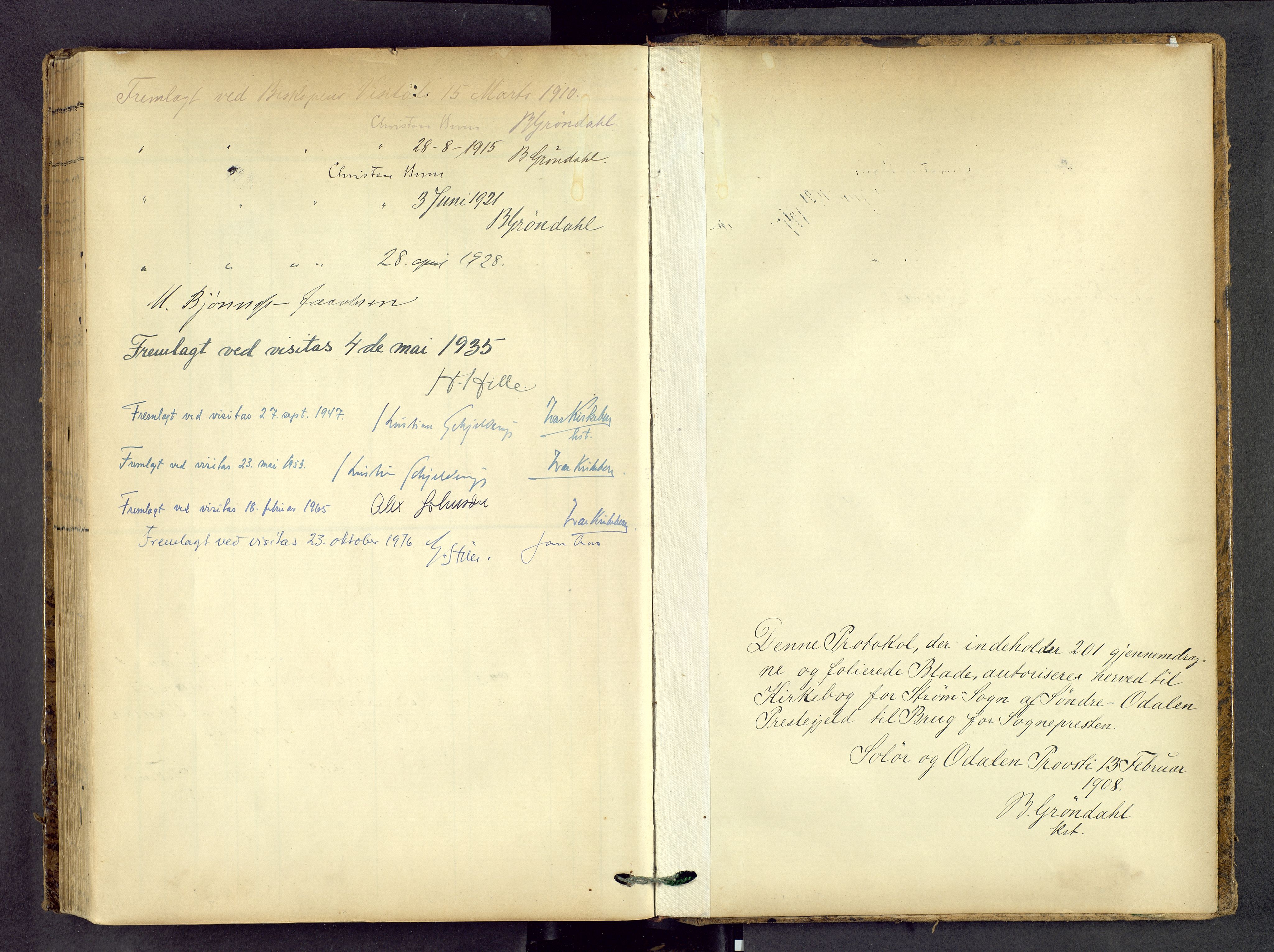 Sør-Odal prestekontor, AV/SAH-PREST-030/H/Ha/Haa/L0010: Ministerialbok nr. 10, 1907-1968
