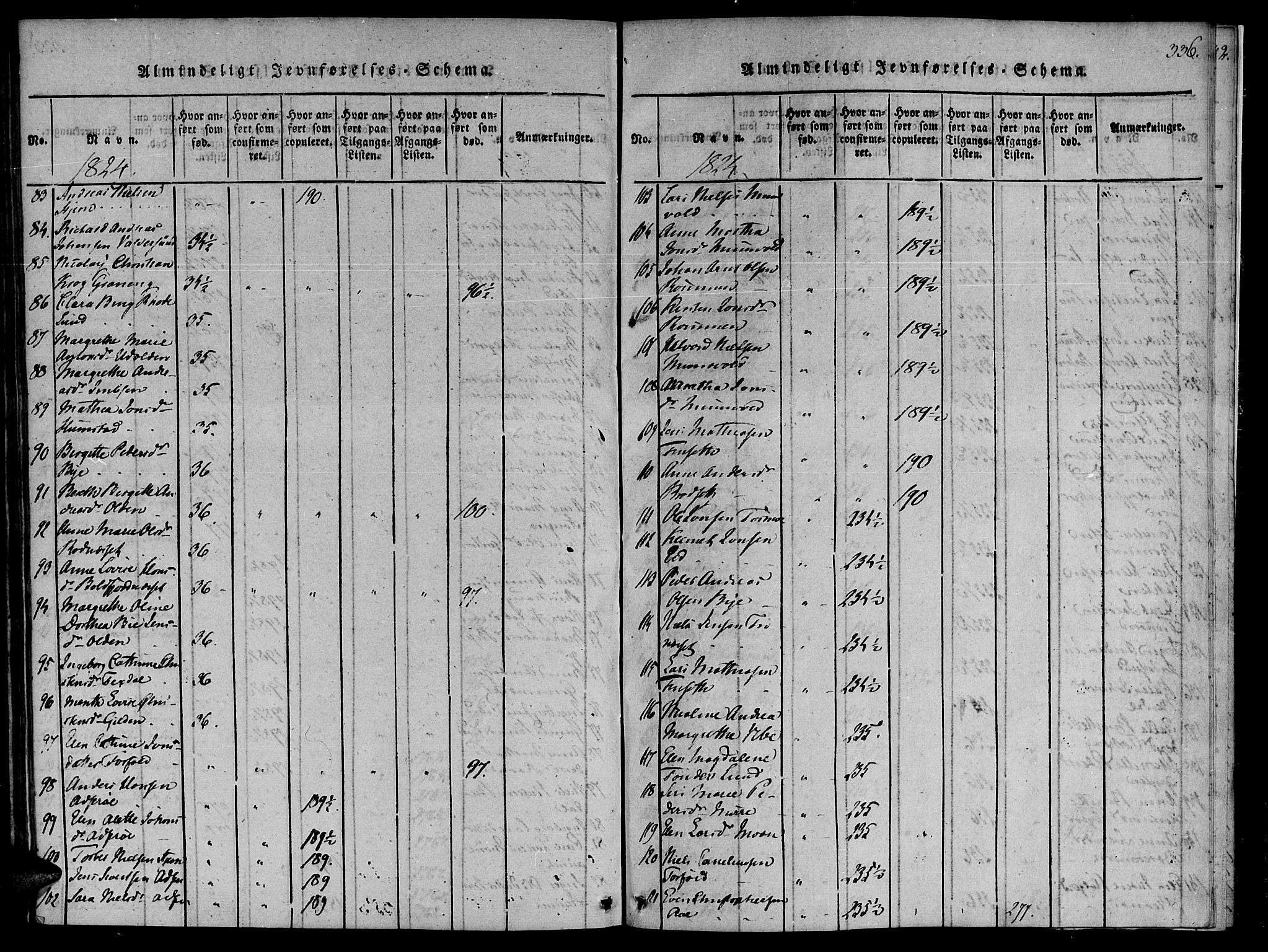 Ministerialprotokoller, klokkerbøker og fødselsregistre - Sør-Trøndelag, SAT/A-1456/655/L0675: Ministerialbok nr. 655A04, 1818-1830, s. 336