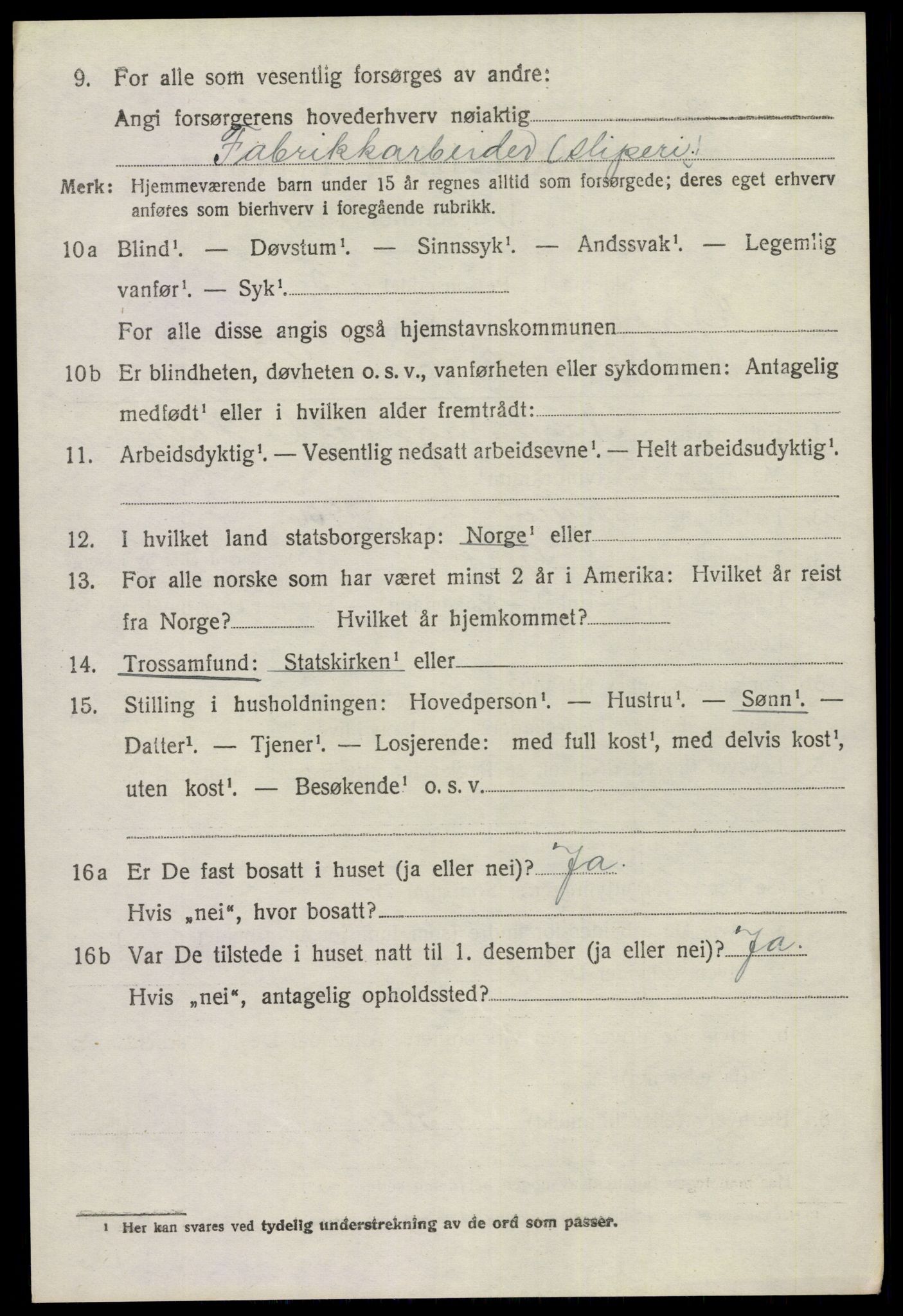 SAKO, Folketelling 1920 for 0812 Gjerpen herred, 1920, s. 2721
