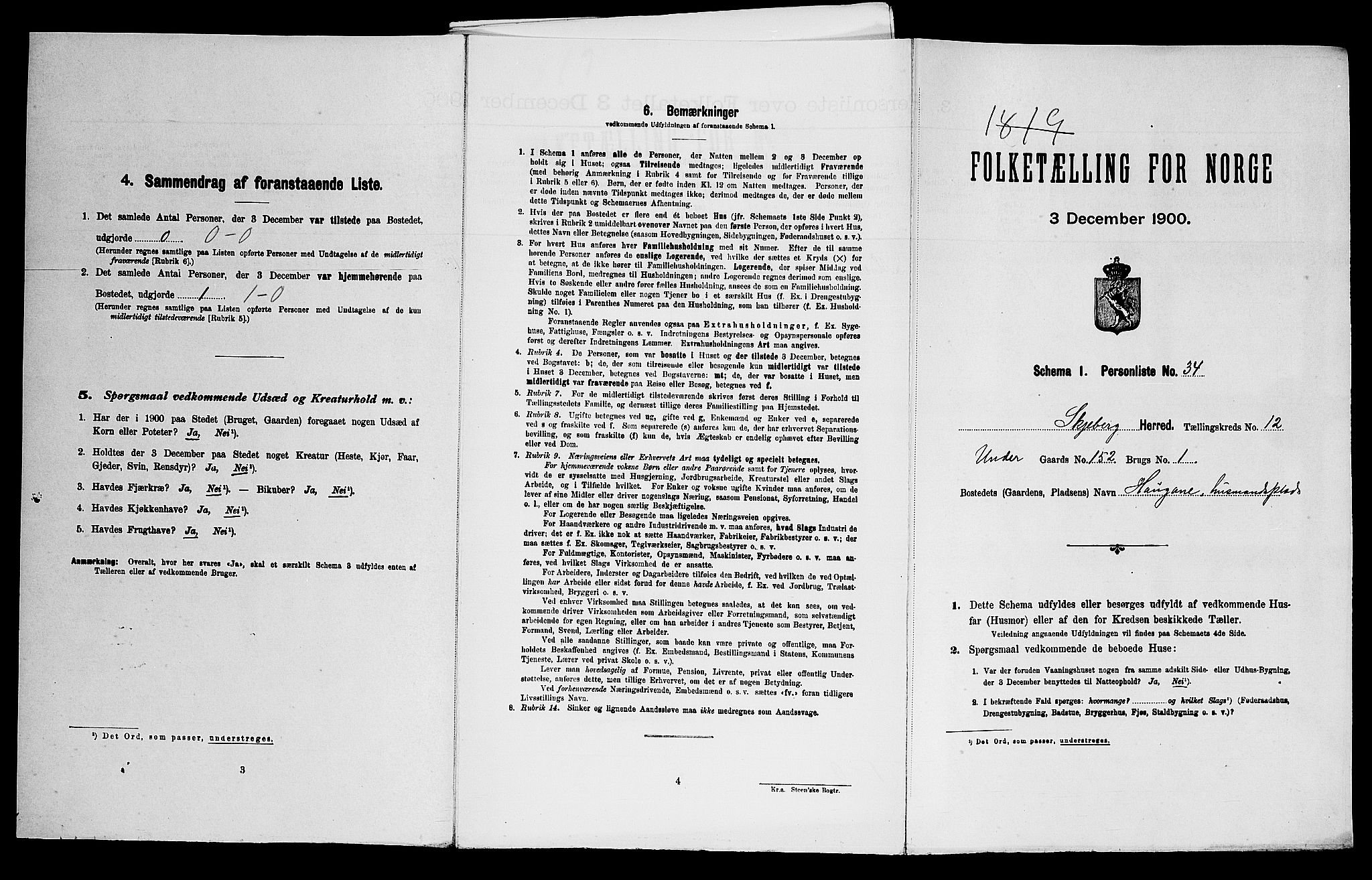 SAO, Folketelling 1900 for 0115 Skjeberg herred, 1900, s. 1513