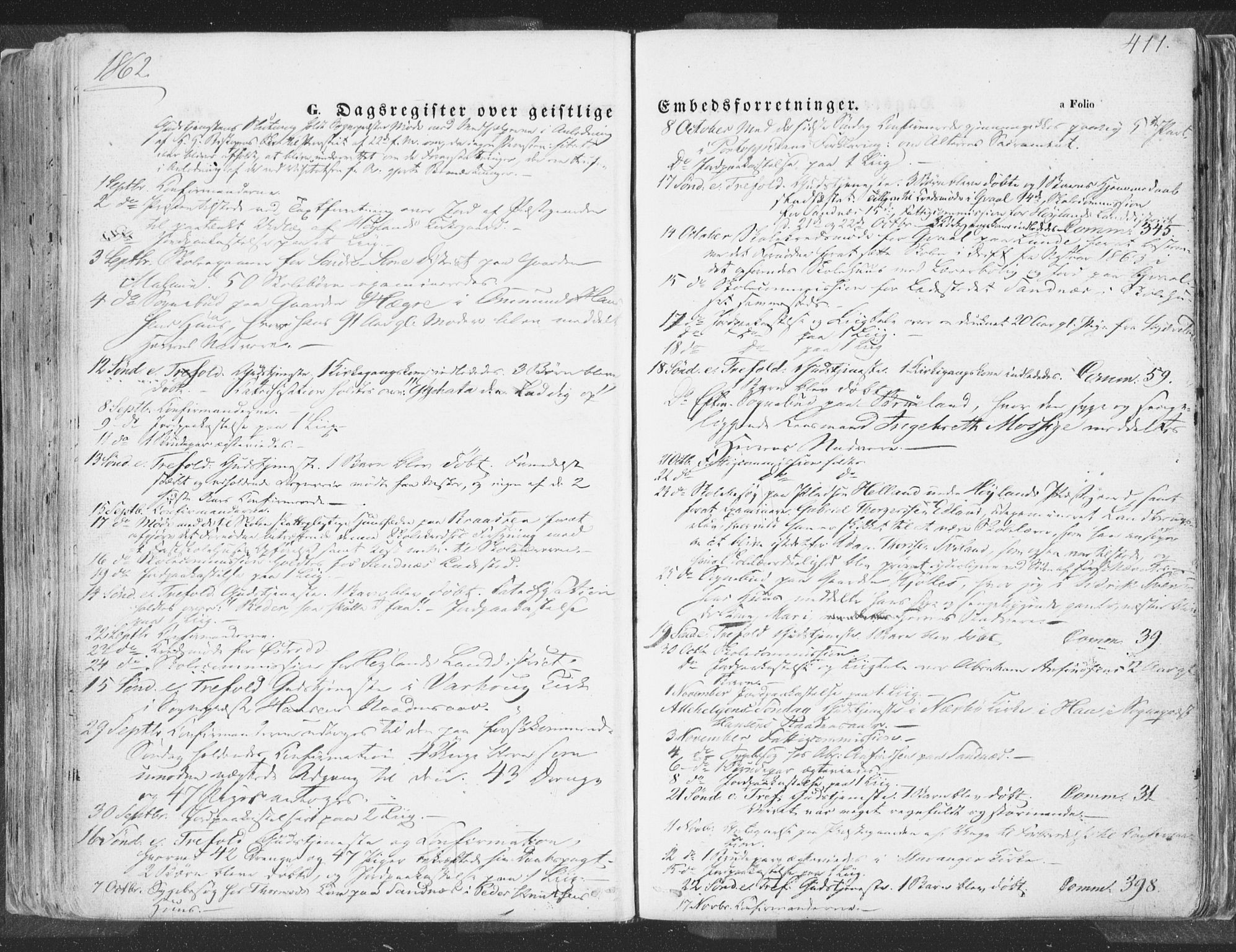 Høyland sokneprestkontor, AV/SAST-A-101799/001/30BA/L0009: Ministerialbok nr. A 9.2, 1857-1877, s. 411