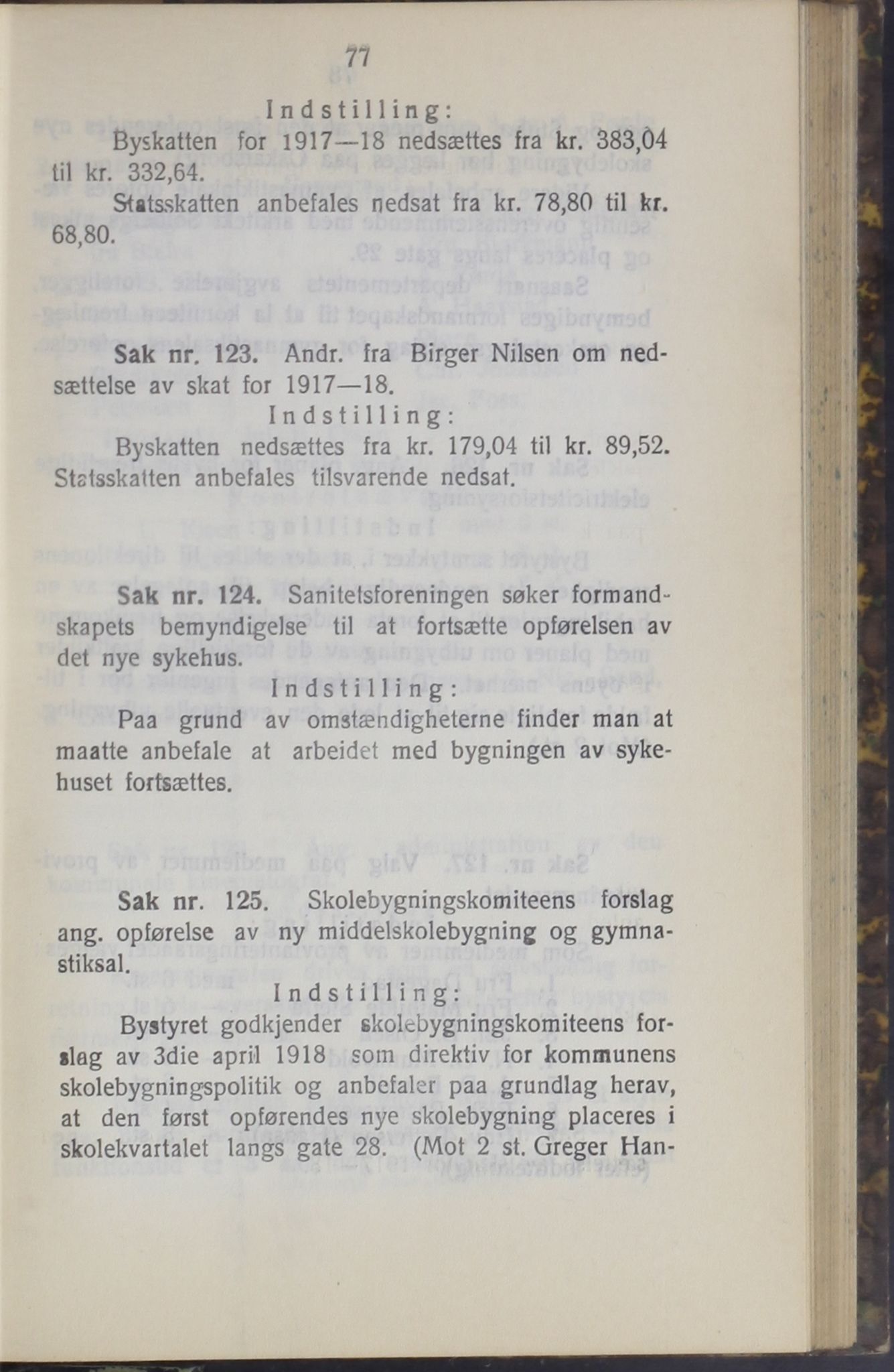 Narvik kommune. Formannskap , AIN/K-18050.150/A/Ab/L0008: Møtebok, 1918
