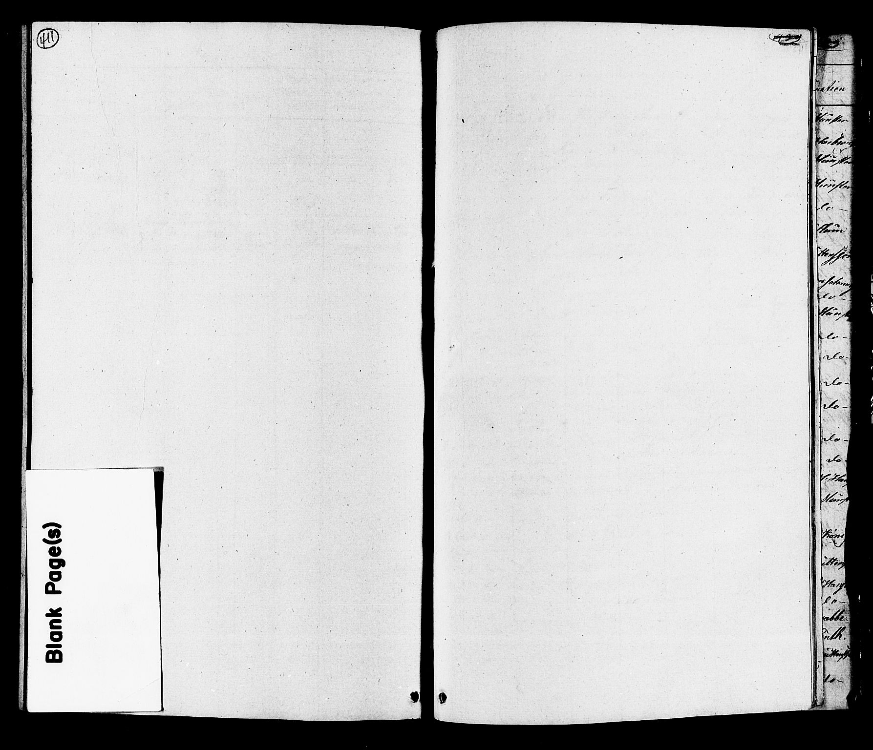 Hurum kirkebøker, SAKO/A-229/G/Ga/L0002: Klokkerbok nr. I 2, 1827-1857, s. 411