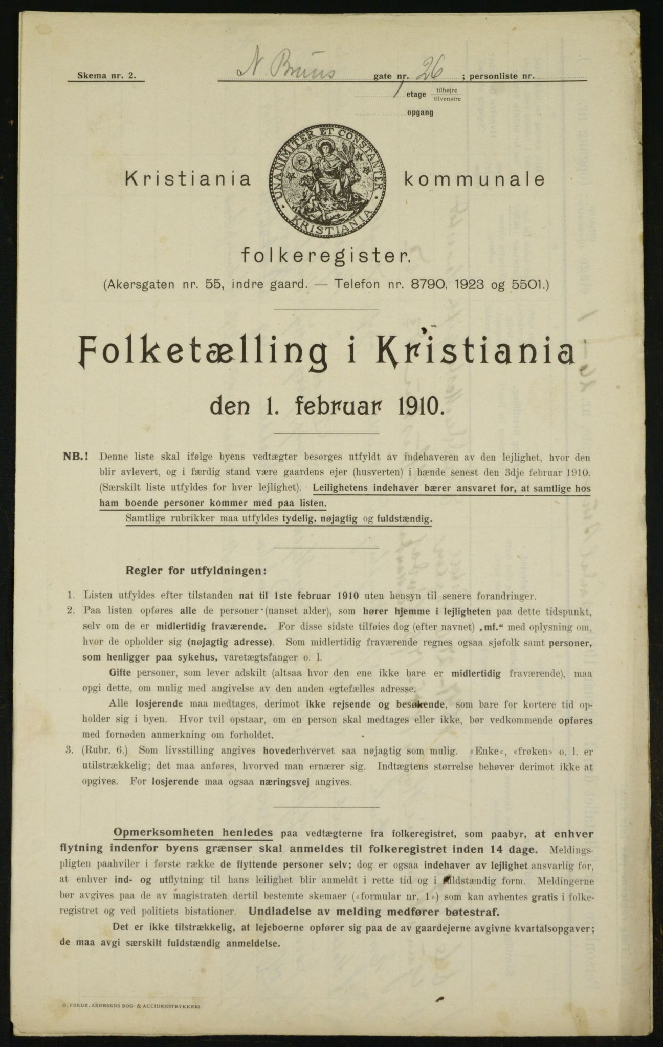 OBA, Kommunal folketelling 1.2.1910 for Kristiania, 1910, s. 69972