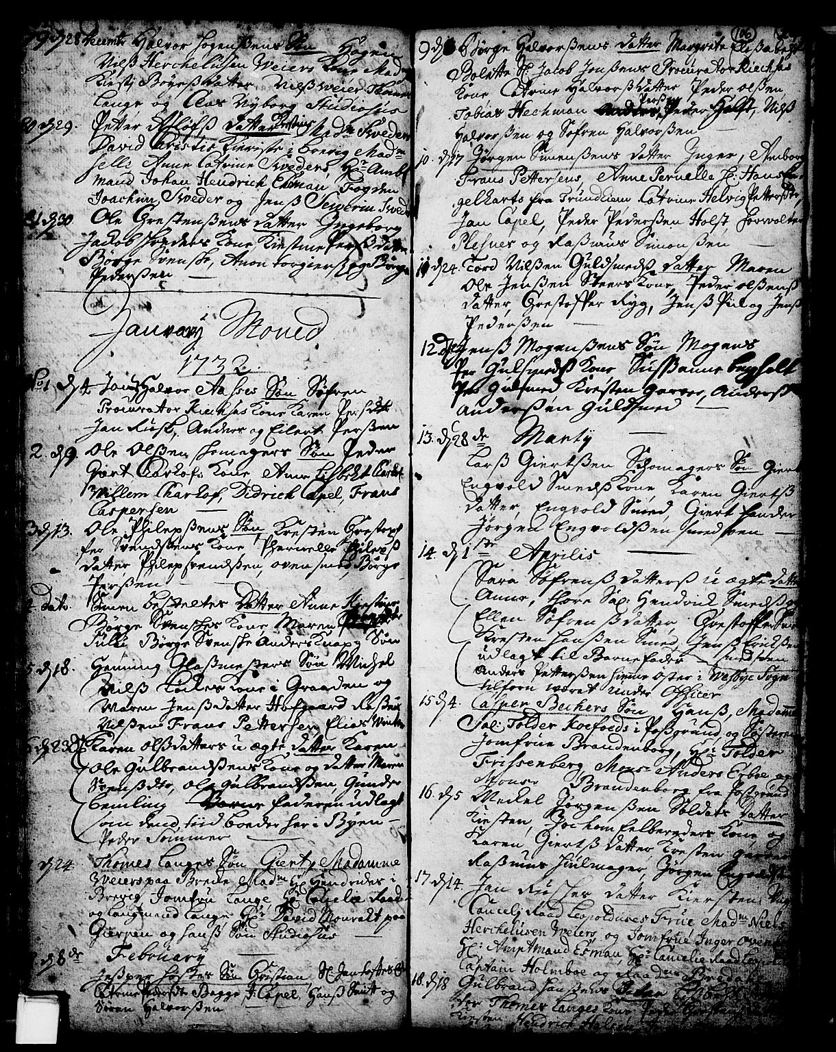 Skien kirkebøker, AV/SAKO-A-302/F/Fa/L0002: Ministerialbok nr. 2, 1716-1757, s. 106