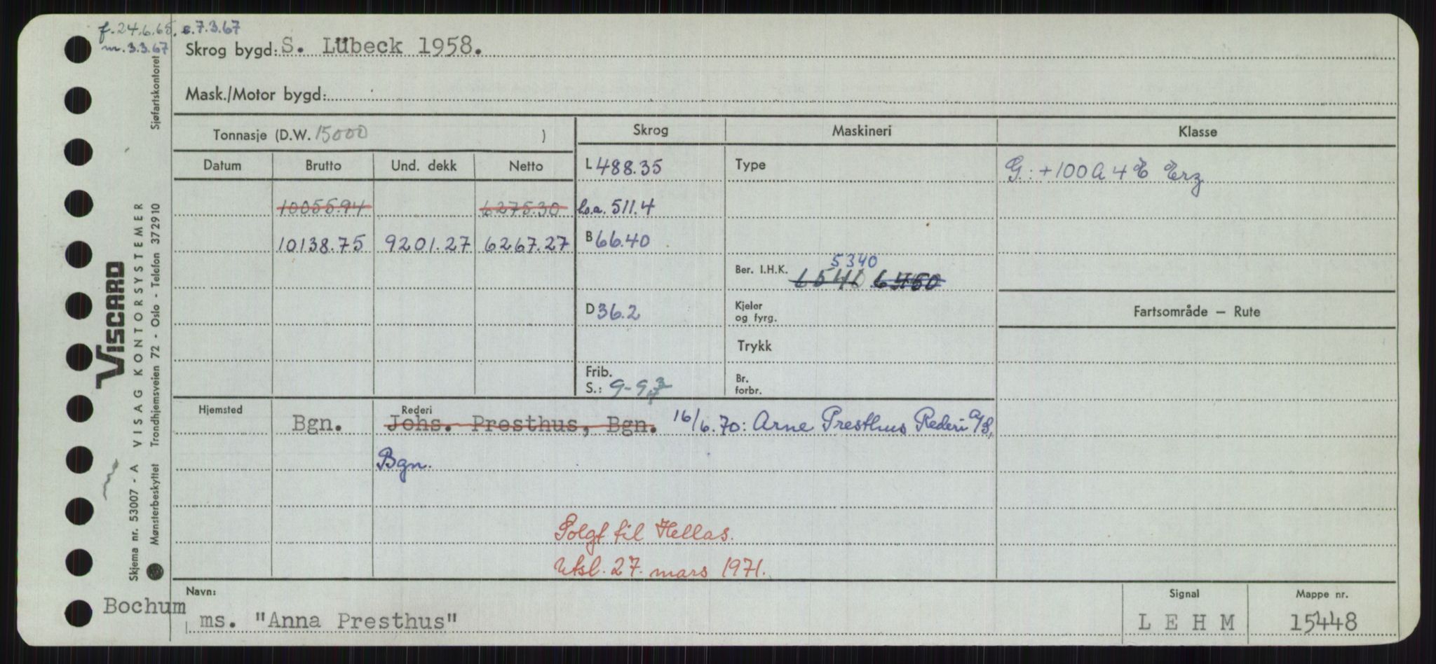 Sjøfartsdirektoratet med forløpere, Skipsmålingen, RA/S-1627/H/Hd/L0001: Fartøy, A-Anv, s. 703