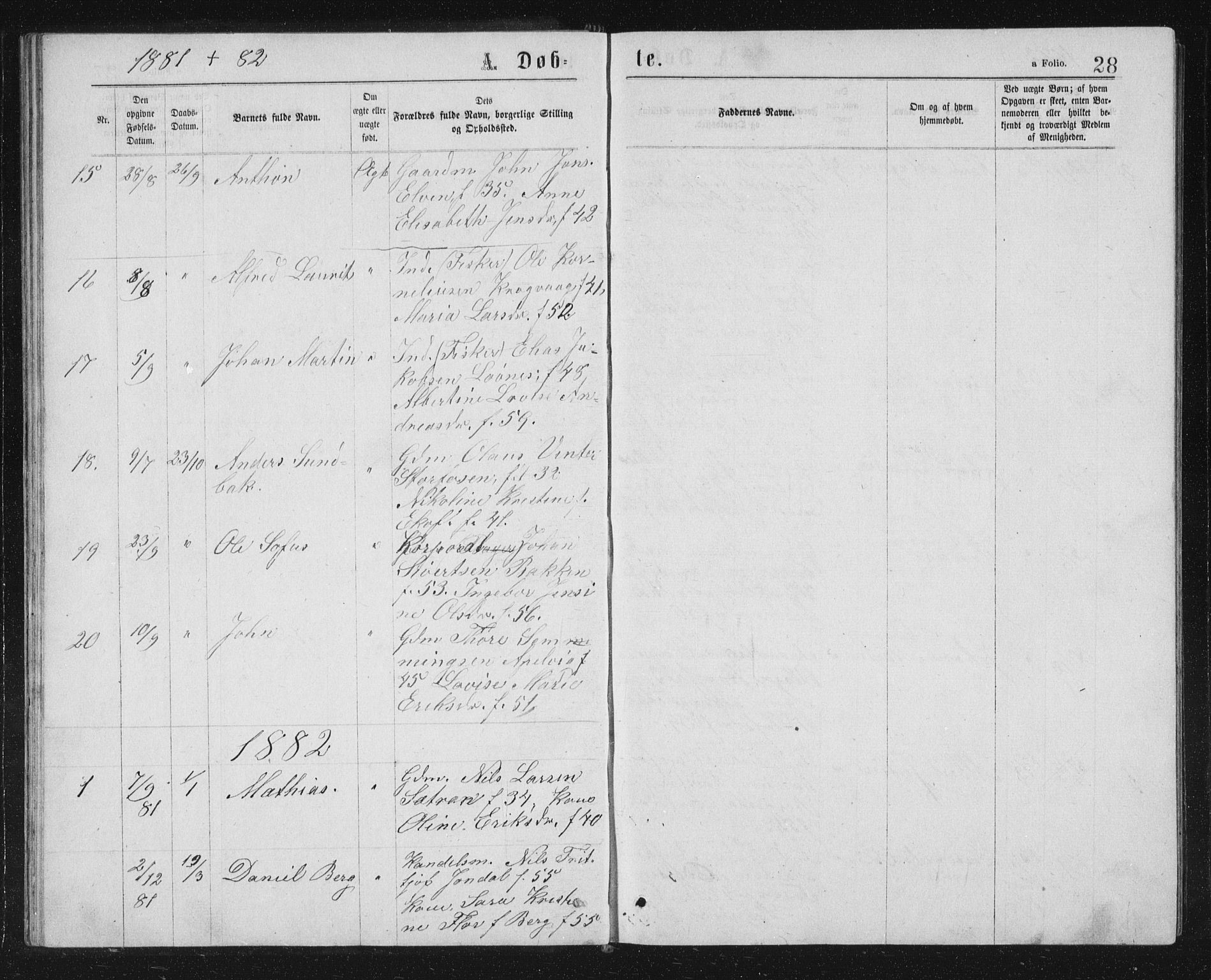 Ministerialprotokoller, klokkerbøker og fødselsregistre - Sør-Trøndelag, AV/SAT-A-1456/662/L0756: Klokkerbok nr. 662C01, 1869-1891, s. 28