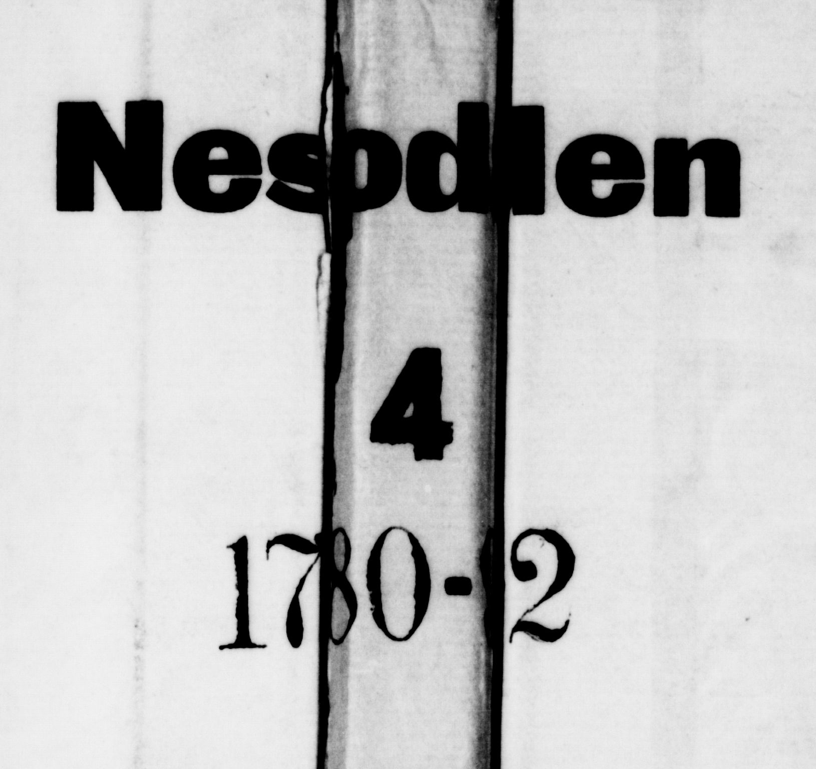Nesodden prestekontor Kirkebøker, AV/SAO-A-10013/F/Fa/L0004: Ministerialbok nr. I 4, 1780-1792