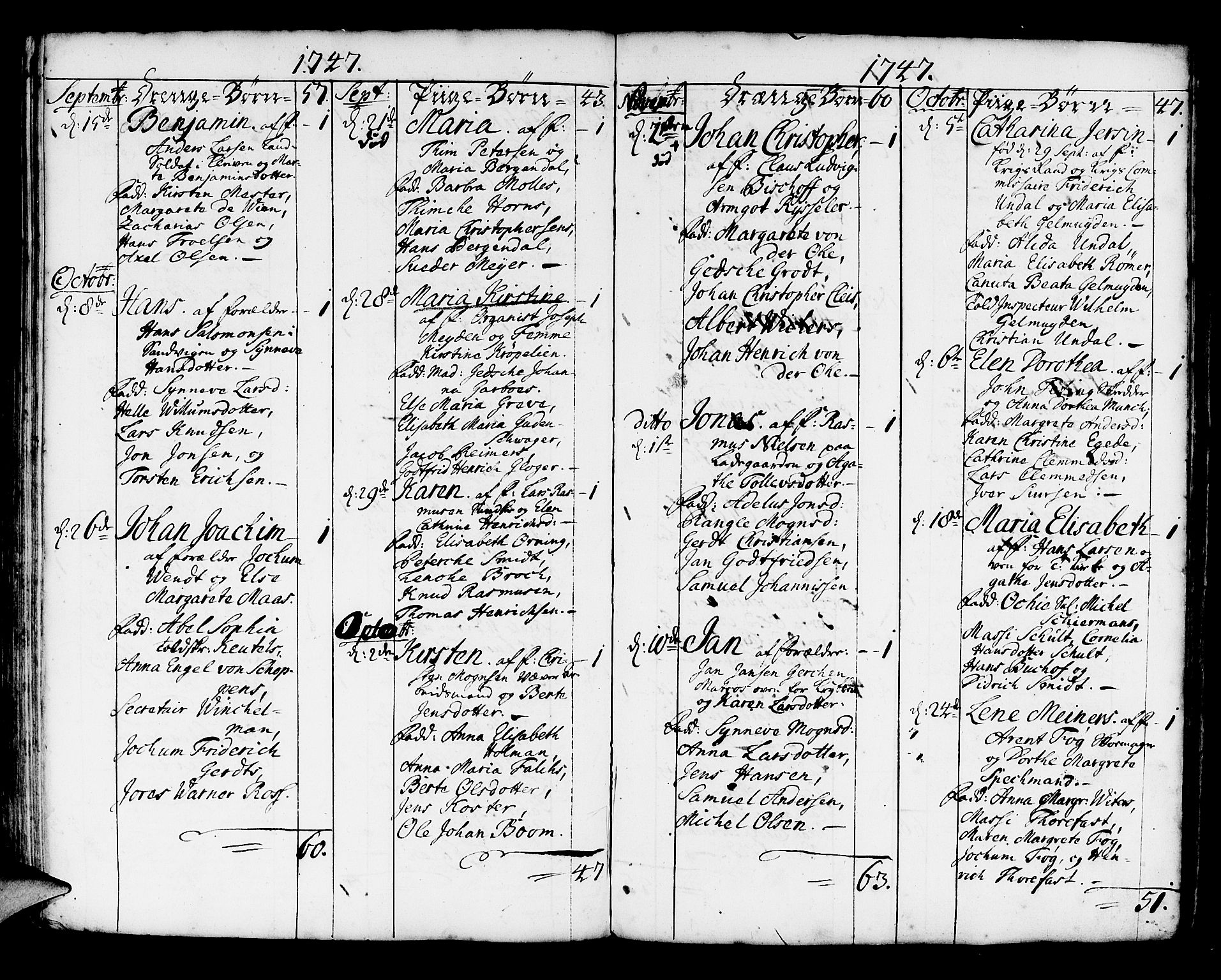 Korskirken sokneprestembete, AV/SAB-A-76101/H/Haa/L0004: Ministerialbok nr. A 4, 1720-1750, s. 277