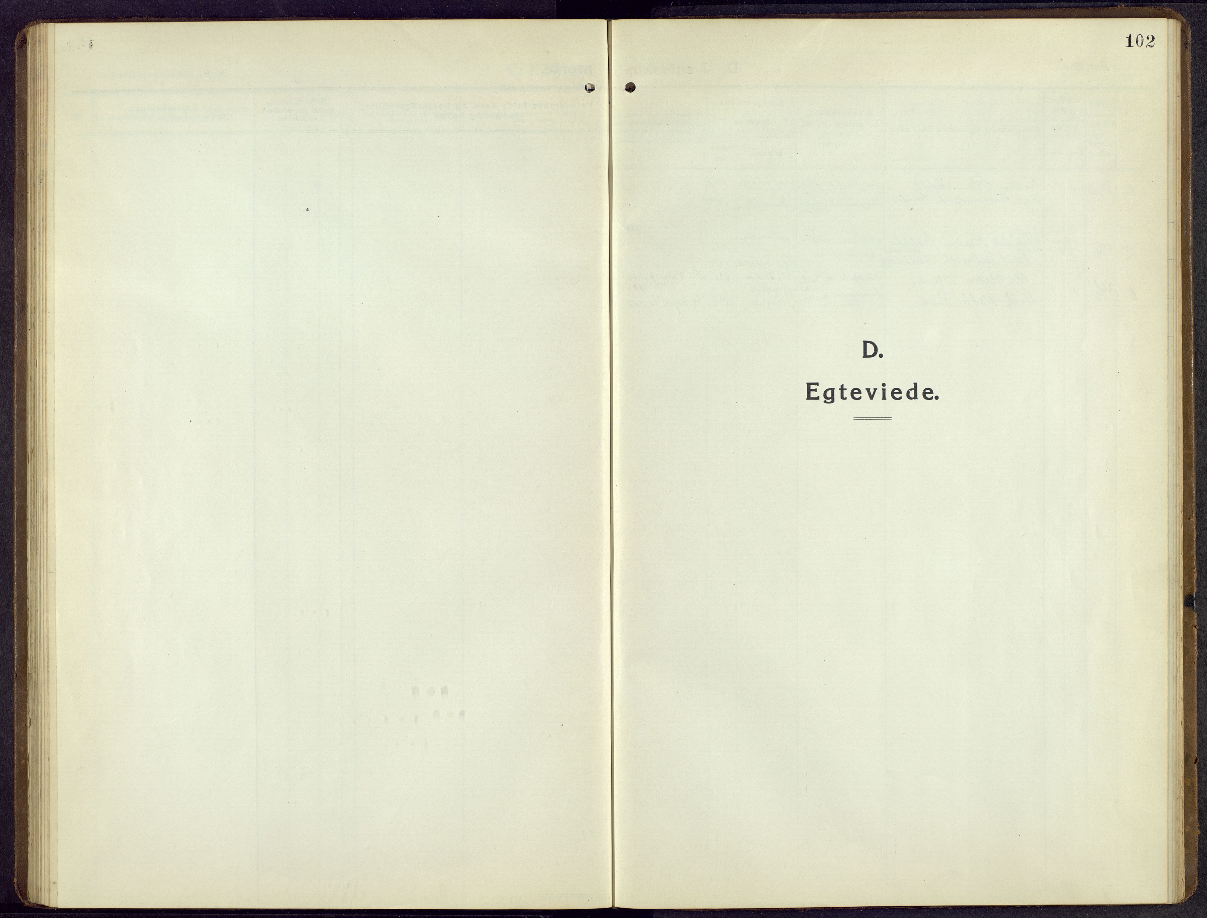 Øystre Slidre prestekontor, SAH/PREST-138/H/Ha/Hab/L0009: Klokkerbok nr. 9, 1917-1952, s. 102