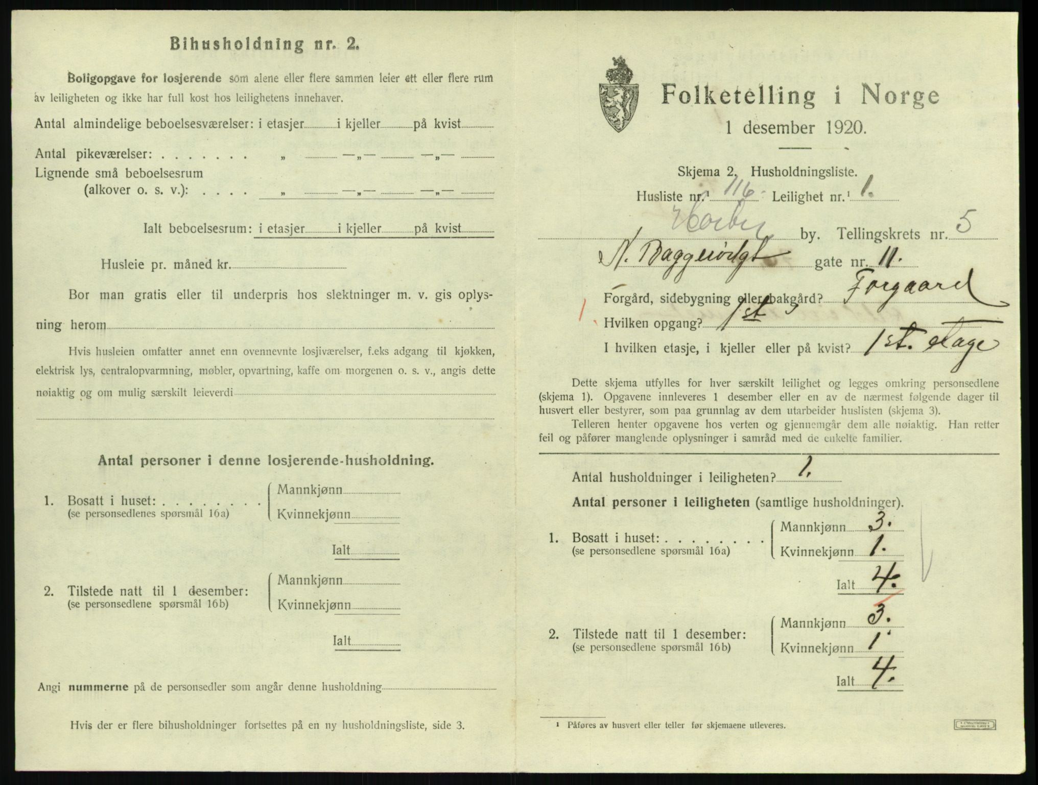 SAKO, Folketelling 1920 for 0703 Horten kjøpstad, 1920, s. 6071
