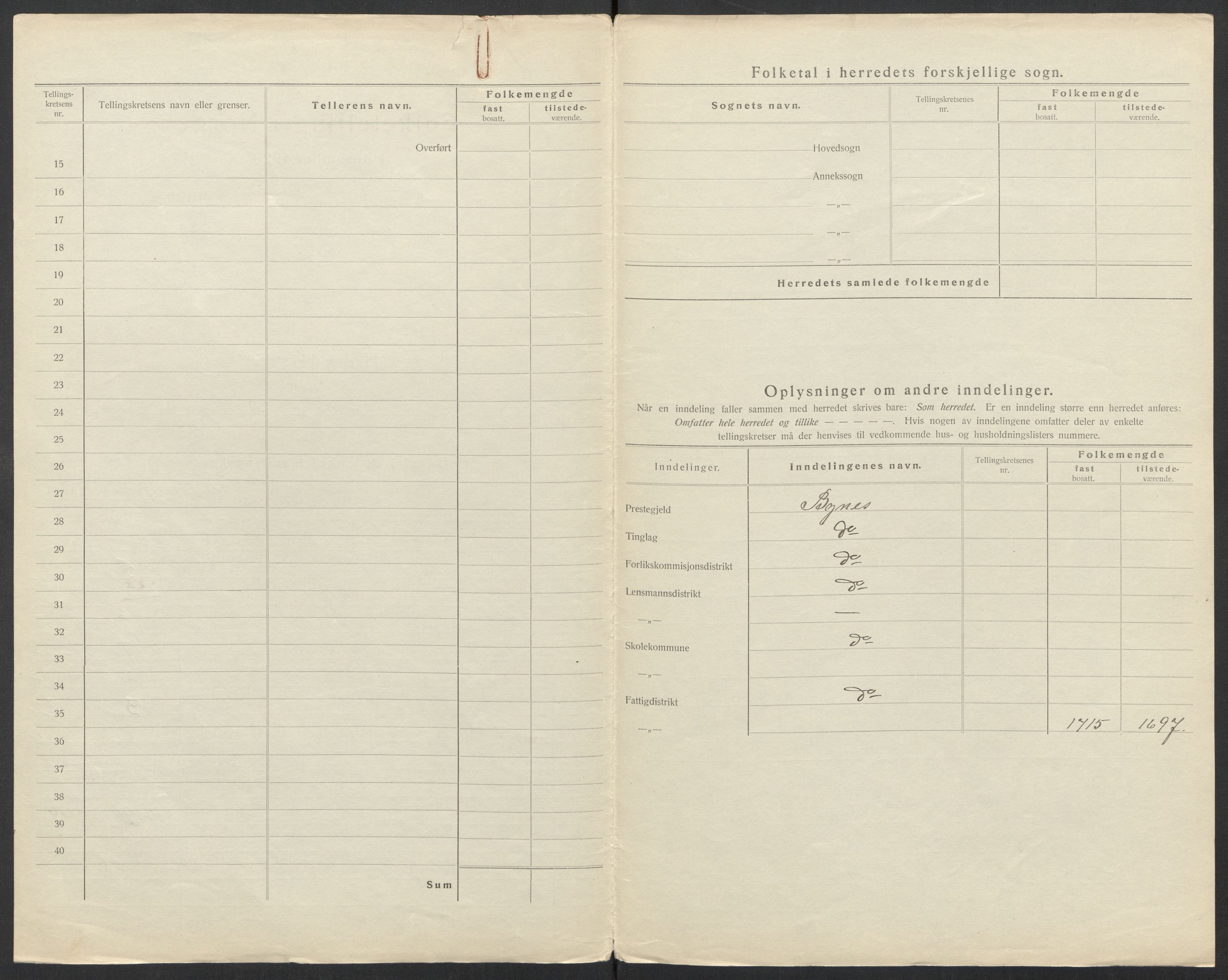 SAT, Folketelling 1920 for 1655 Byneset herred, 1920, s. 4