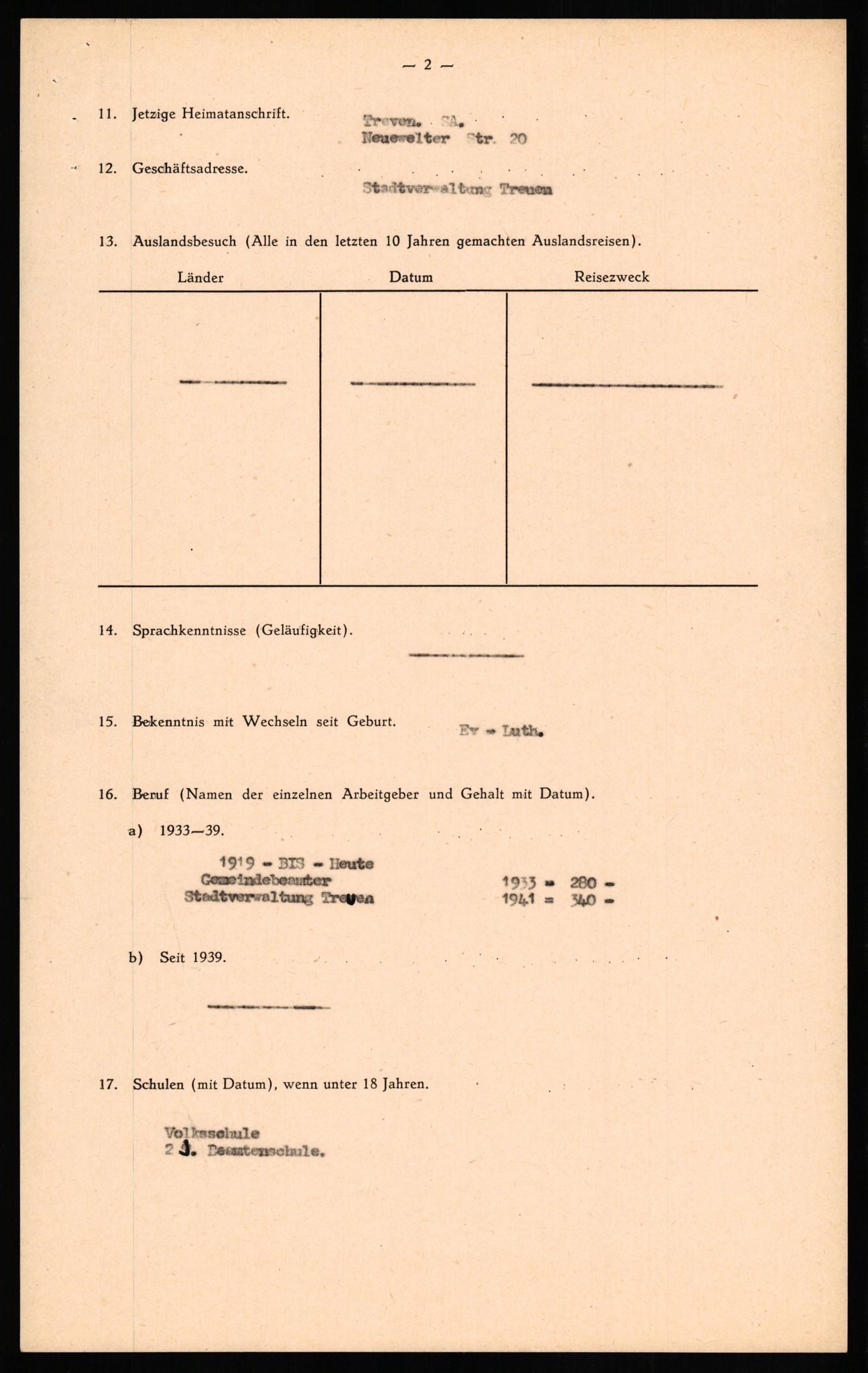 Forsvaret, Forsvarets overkommando II, RA/RAFA-3915/D/Db/L0023: CI Questionaires. Tyske okkupasjonsstyrker i Norge. Tyskere., 1945-1946, s. 535