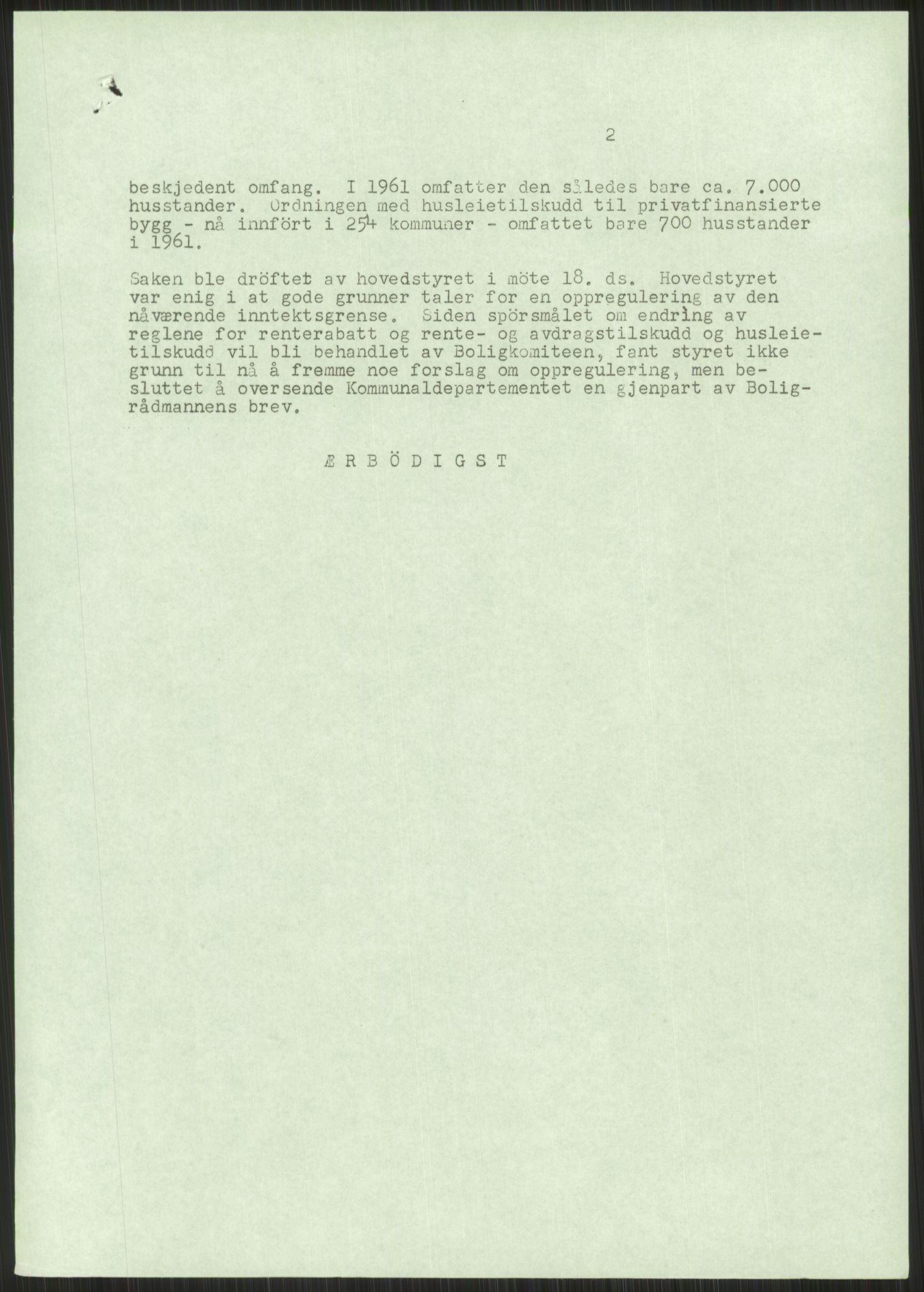 Kommunaldepartementet, Boligkomiteen av 1962, AV/RA-S-1456/D/L0003: --, 1962-1963, s. 258