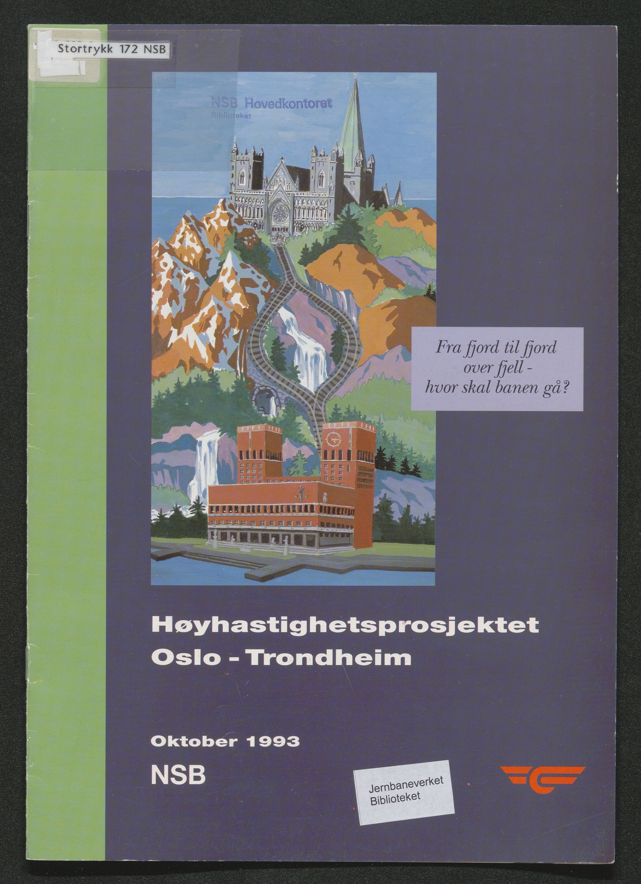 Norges Statsbaner Bibliotek (NSB), SAKO/A-355/F/Fb/L0003/0001: Stortrykk 140 -230 / Stortrykk 140 - 184, 1914-2005