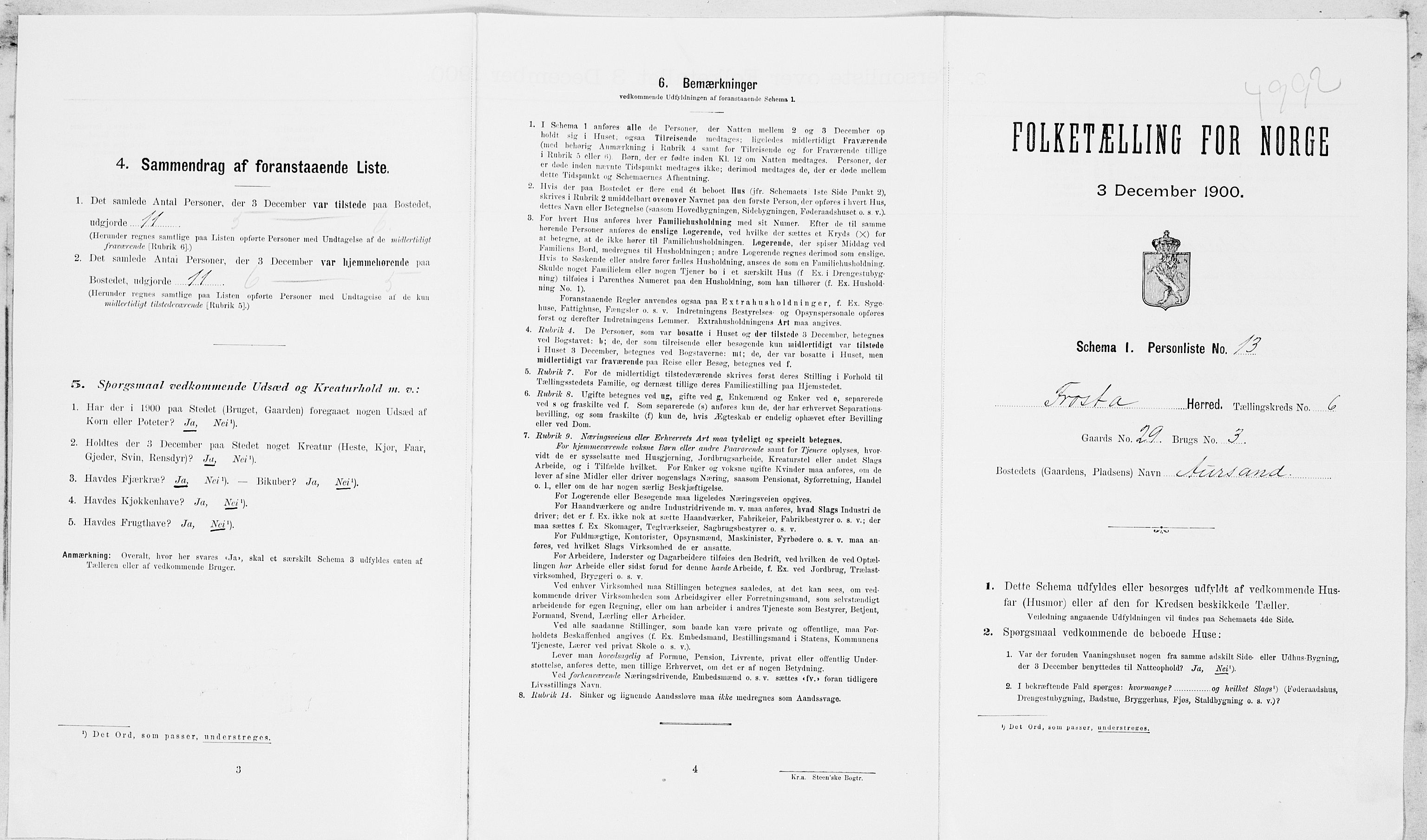 SAT, Folketelling 1900 for 1717 Frosta herred, 1900, s. 759