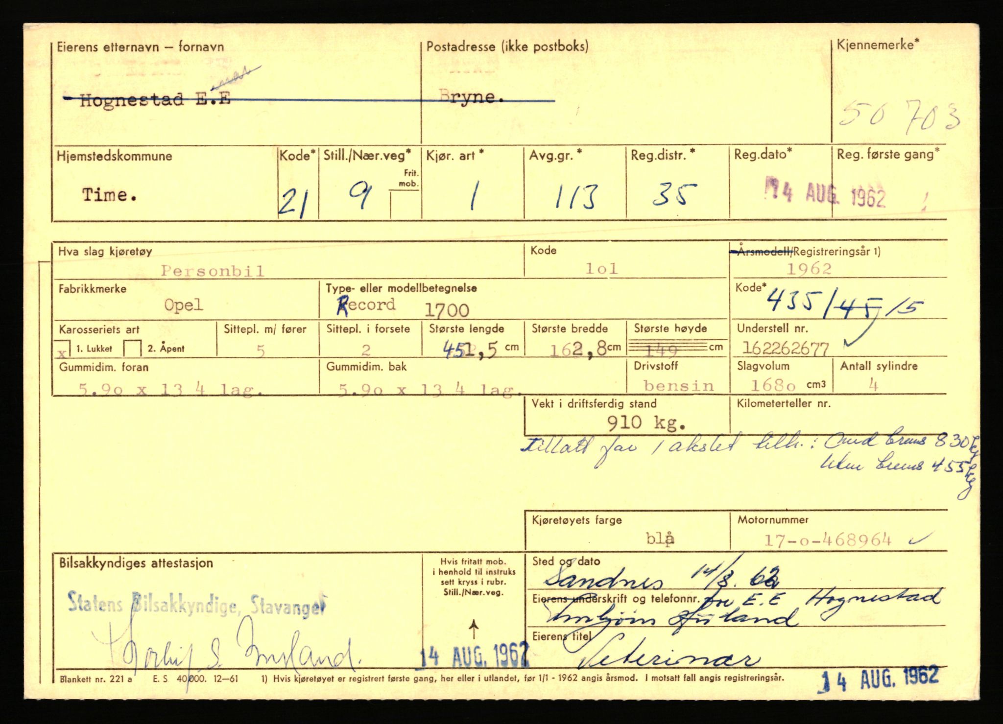 Stavanger trafikkstasjon, AV/SAST-A-101942/0/F/L0050: L-50600 - L-51299, 1930-1971, s. 345
