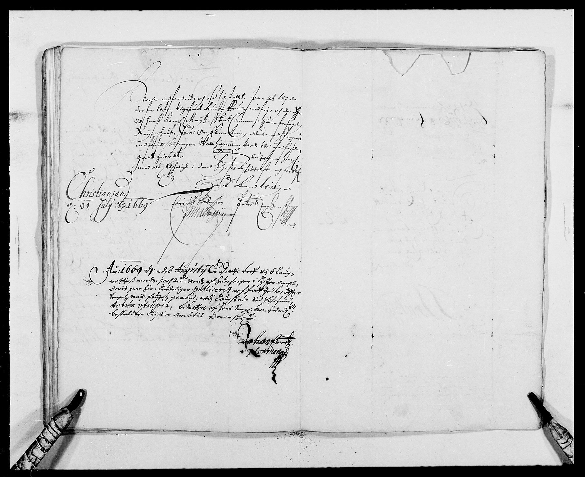 Rentekammeret inntil 1814, Reviderte regnskaper, Fogderegnskap, AV/RA-EA-4092/R41/L2525: Fogderegnskap Lista, 1669-1671, s. 46