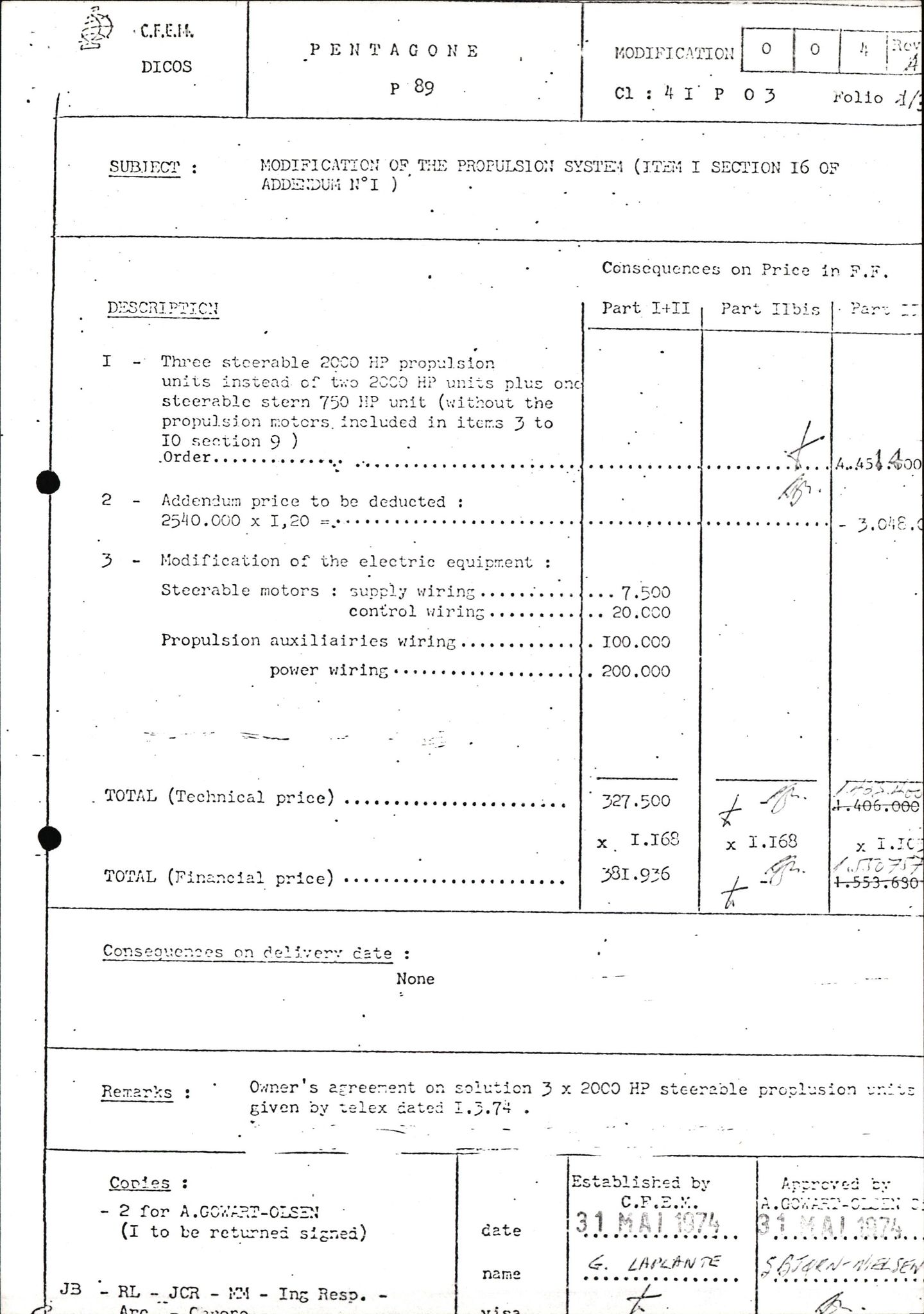 Pa 1503 - Stavanger Drilling AS, AV/SAST-A-101906/2/E/Eb/Eba/L0002: Sak og korrespondanse, 1974-1980