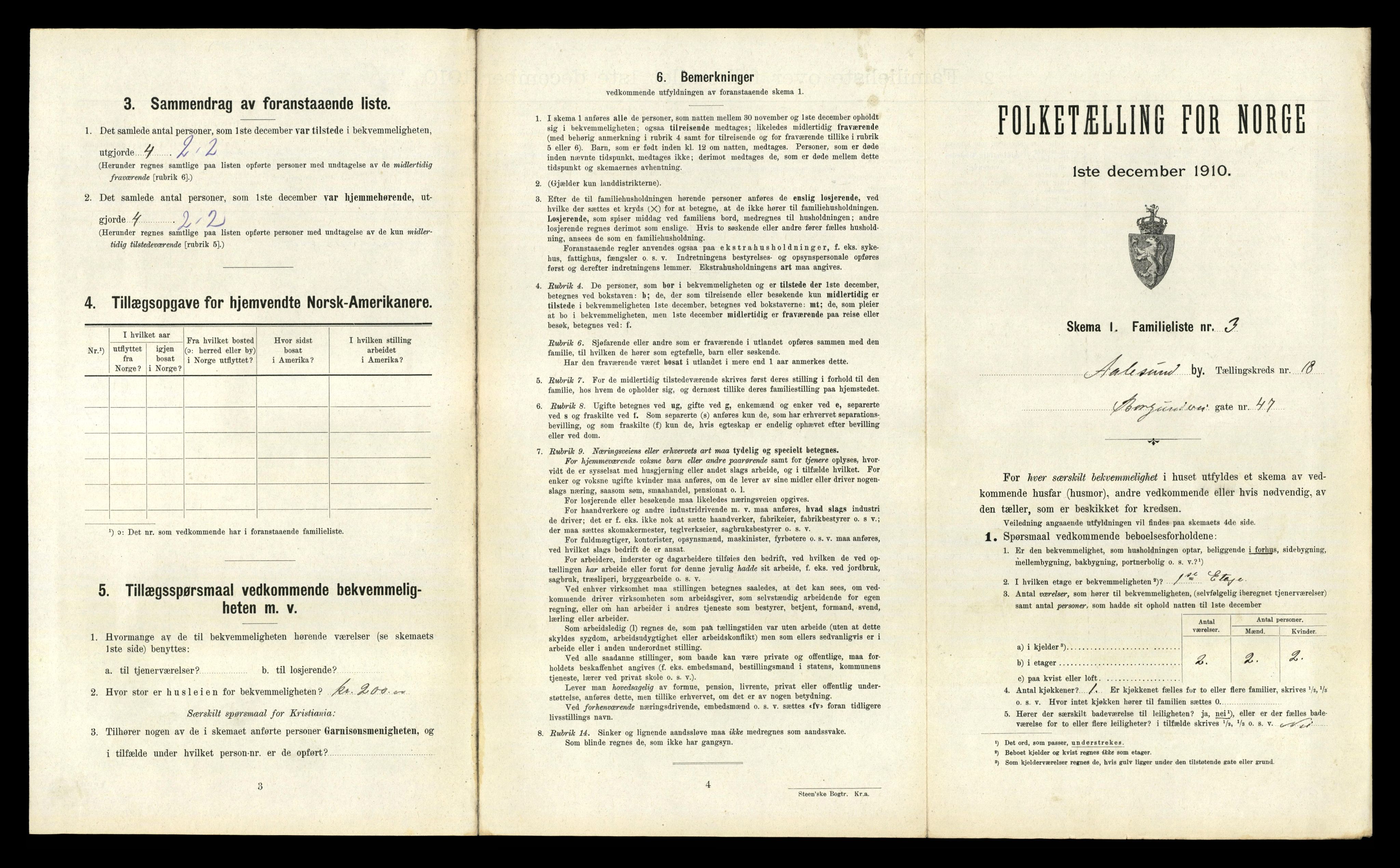 RA, Folketelling 1910 for 1501 Ålesund kjøpstad, 1910, s. 6907