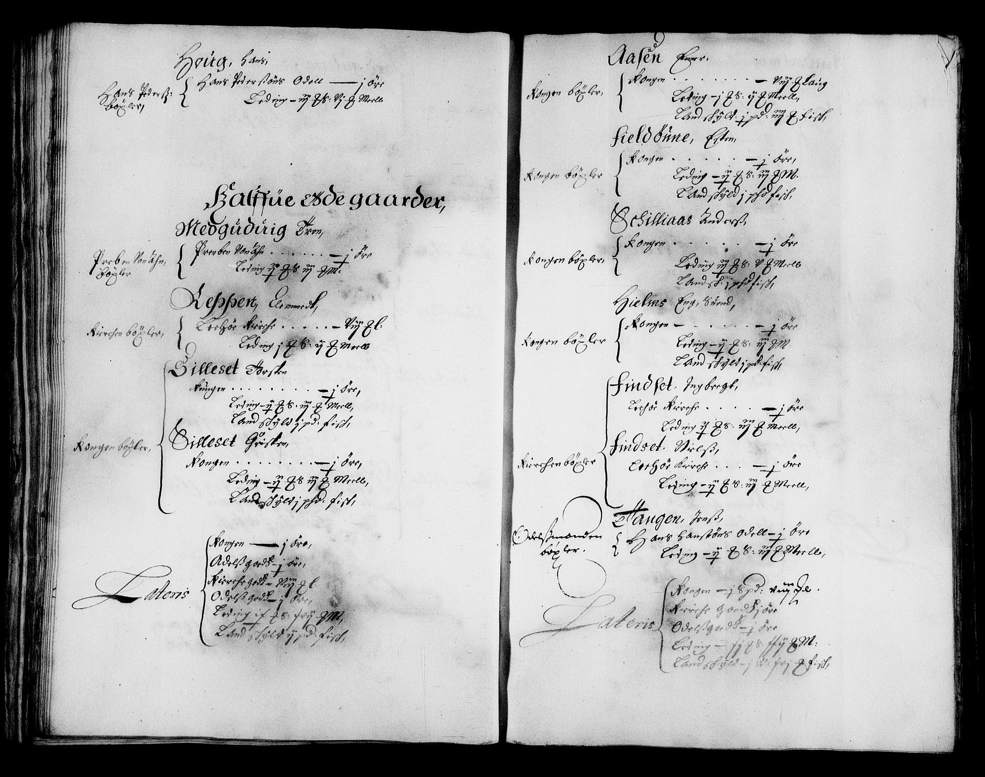 Rentekammeret inntil 1814, Realistisk ordnet avdeling, AV/RA-EA-4070/N/Na/L0002/0008: [XI g]: Trondheims stifts jordebøker: / Namdalen fogderi, 1664