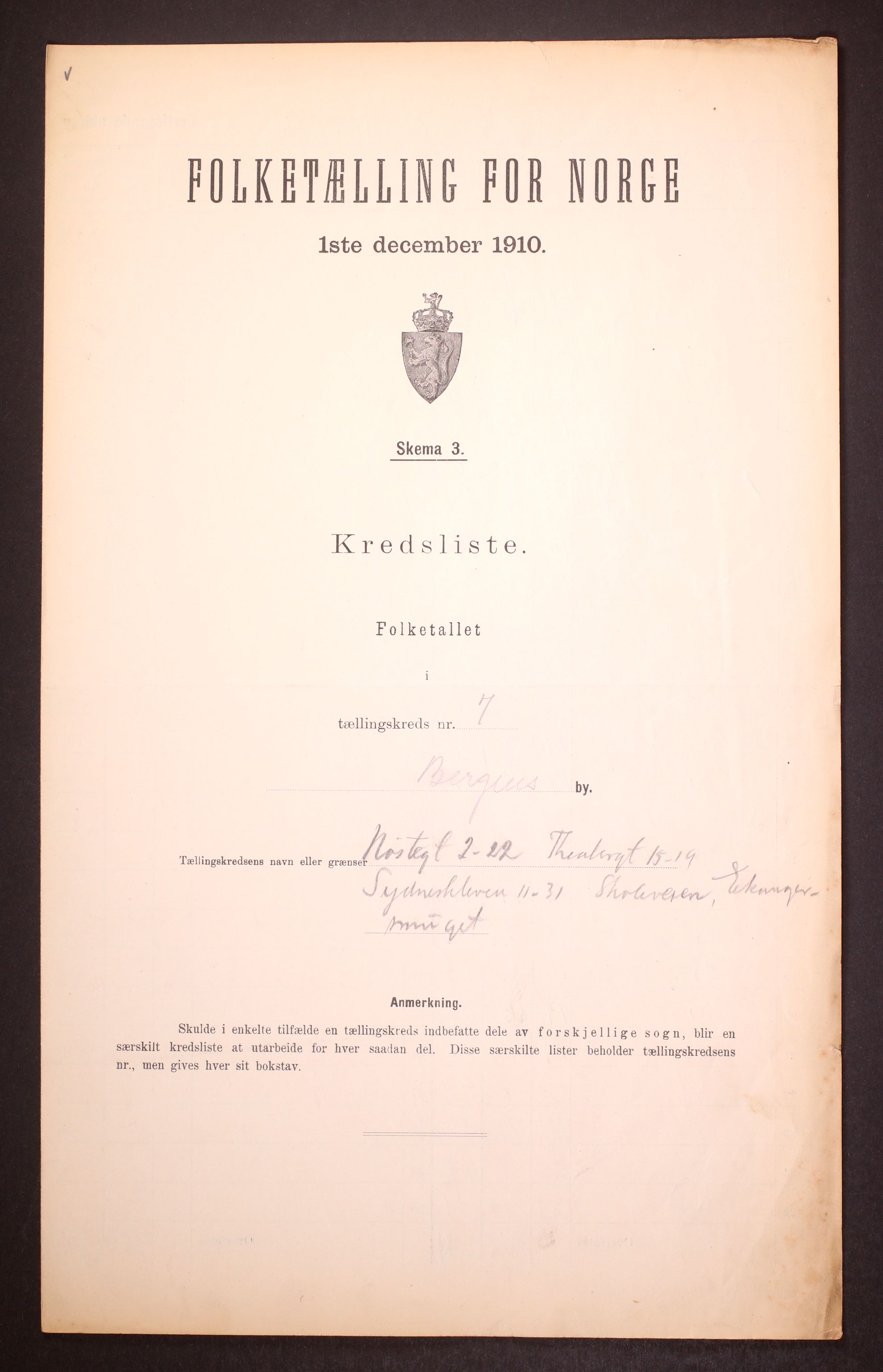 RA, Folketelling 1910 for 1301 Bergen kjøpstad, 1910, s. 26
