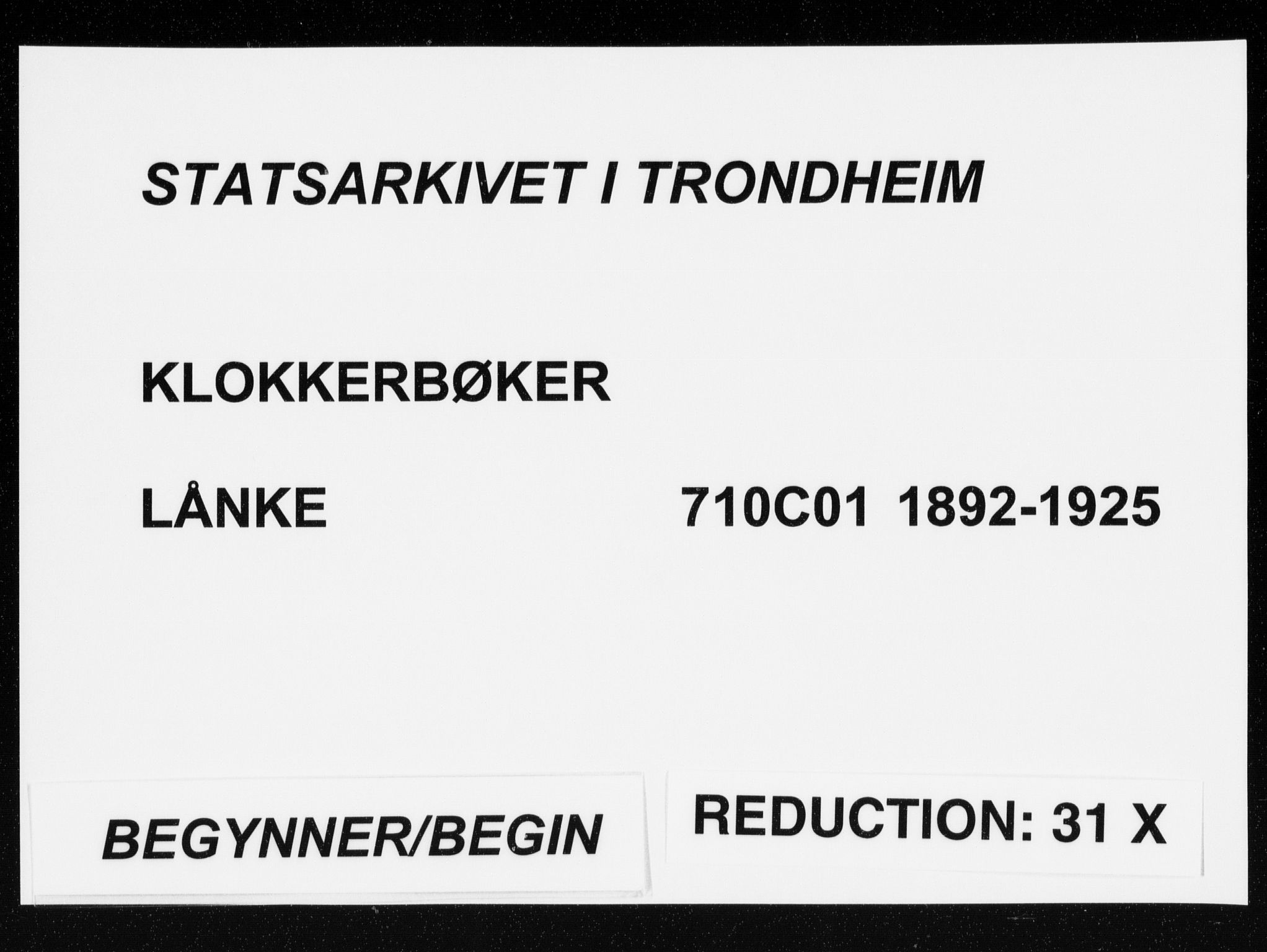 Ministerialprotokoller, klokkerbøker og fødselsregistre - Nord-Trøndelag, SAT/A-1458/710/L0096: Klokkerbok nr. 710C01, 1892-1925