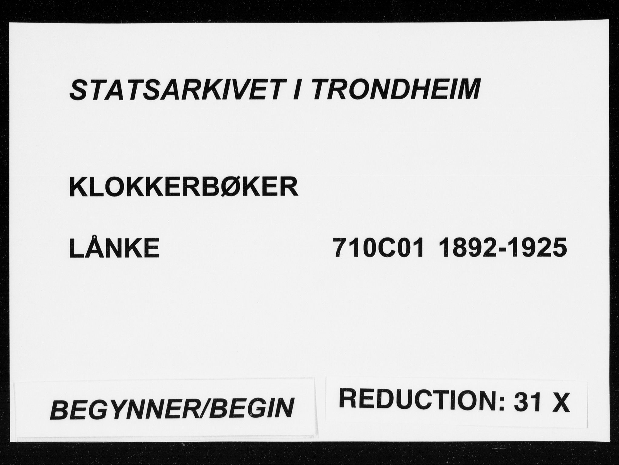 Ministerialprotokoller, klokkerbøker og fødselsregistre - Nord-Trøndelag, AV/SAT-A-1458/710/L0096: Klokkerbok nr. 710C01, 1892-1925