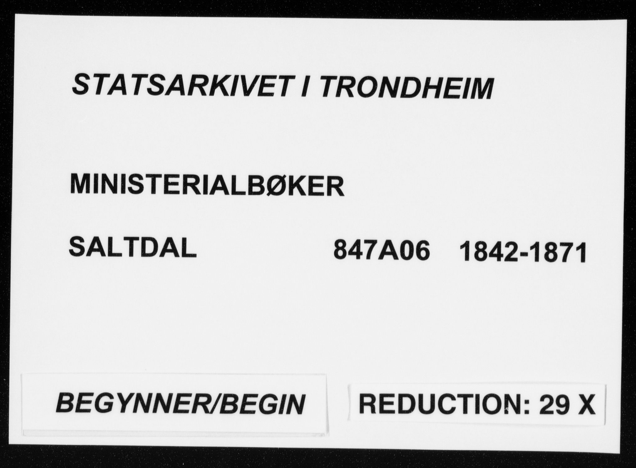 Ministerialprotokoller, klokkerbøker og fødselsregistre - Nordland, SAT/A-1459/847/L0666: Ministerialbok nr. 847A06, 1842-1871