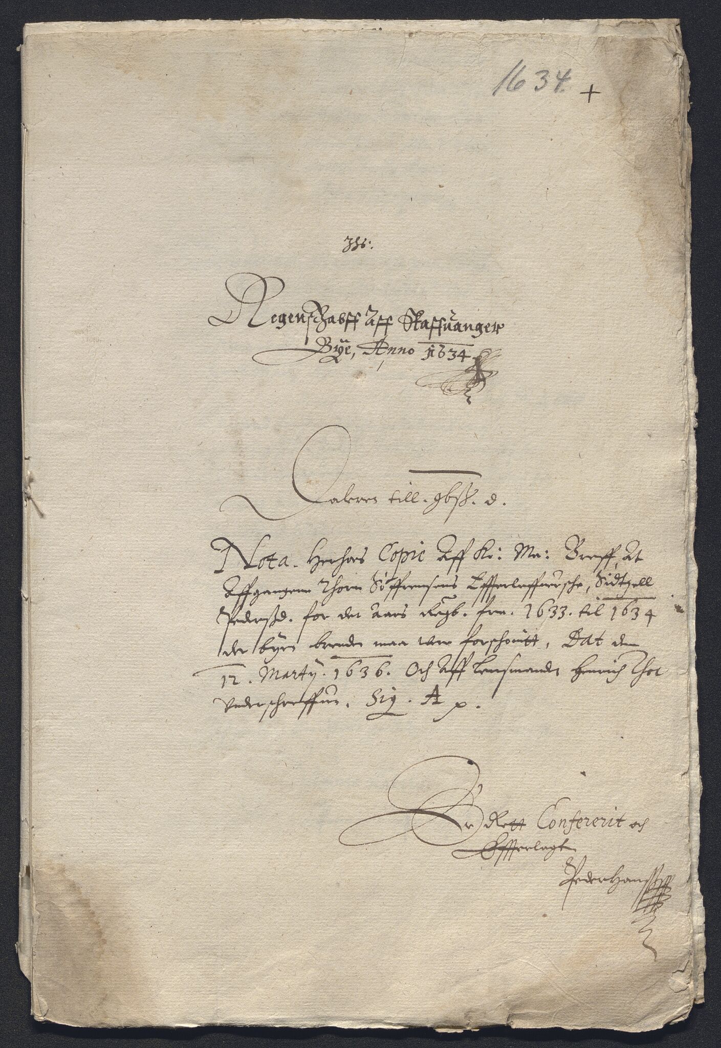 Rentekammeret inntil 1814, Reviderte regnskaper, Byregnskaper, AV/RA-EA-4066/R/Ro/L0298: [O1] By- og kontribusjonsregnskap, 1624-1639, s. 103