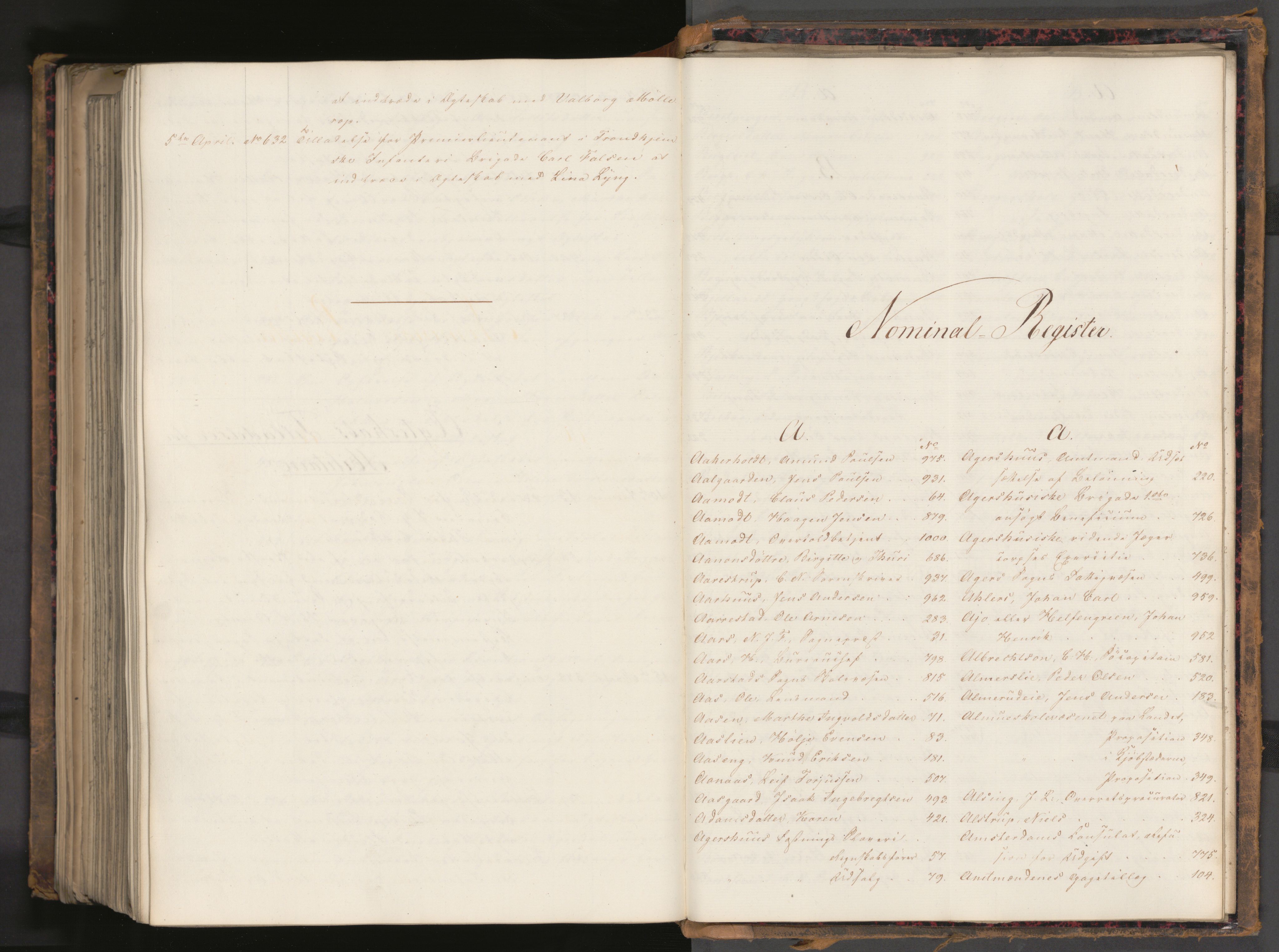 Statsrådssekretariatet, AV/RA-S-1001/A/Ab/L0061: Kgl. res. nr. 1-1034, 1. halvår, 1845