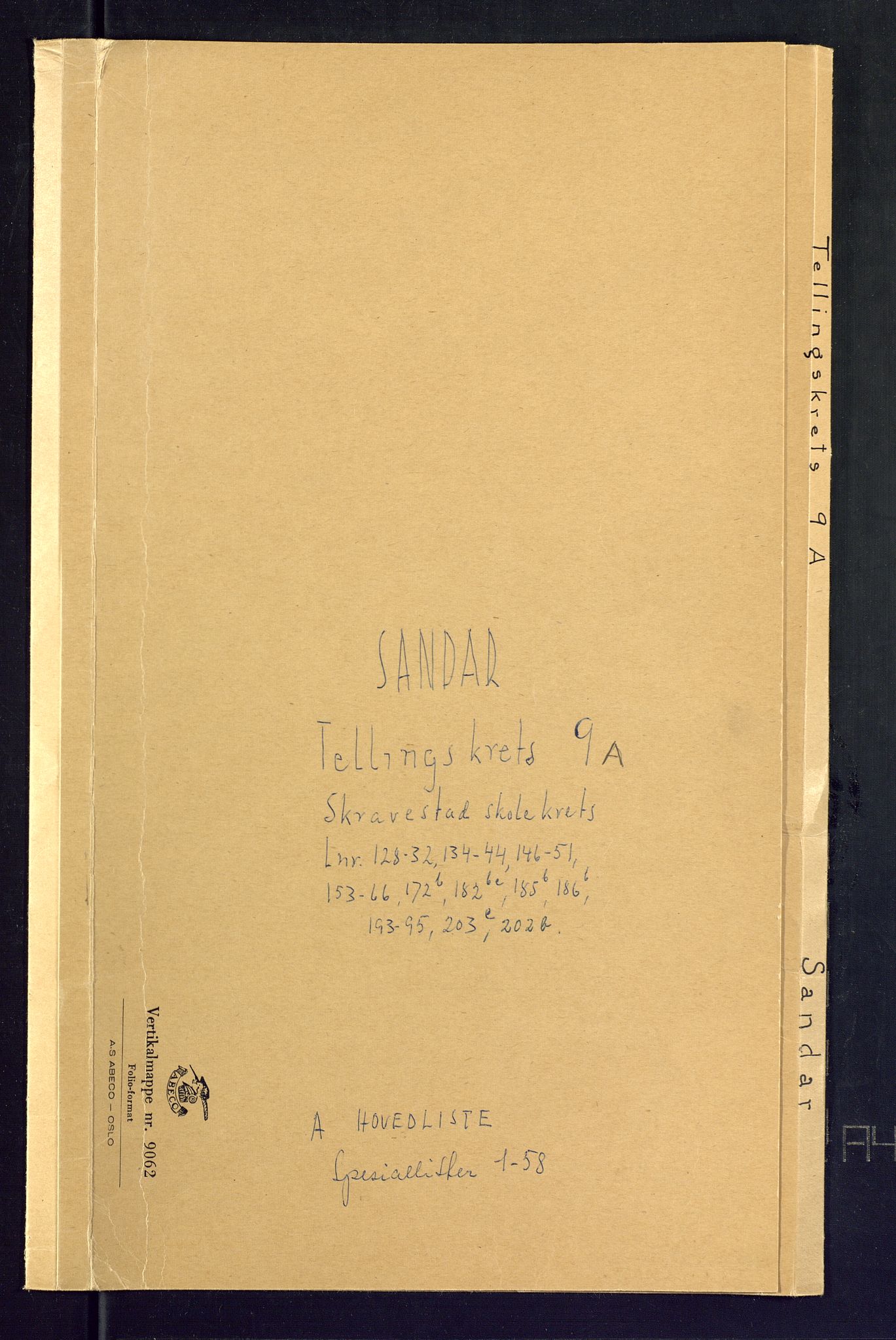 SAKO, Folketelling 1875 for 0724L Sandeherred prestegjeld, Sandeherred sokn, 1875, s. 46