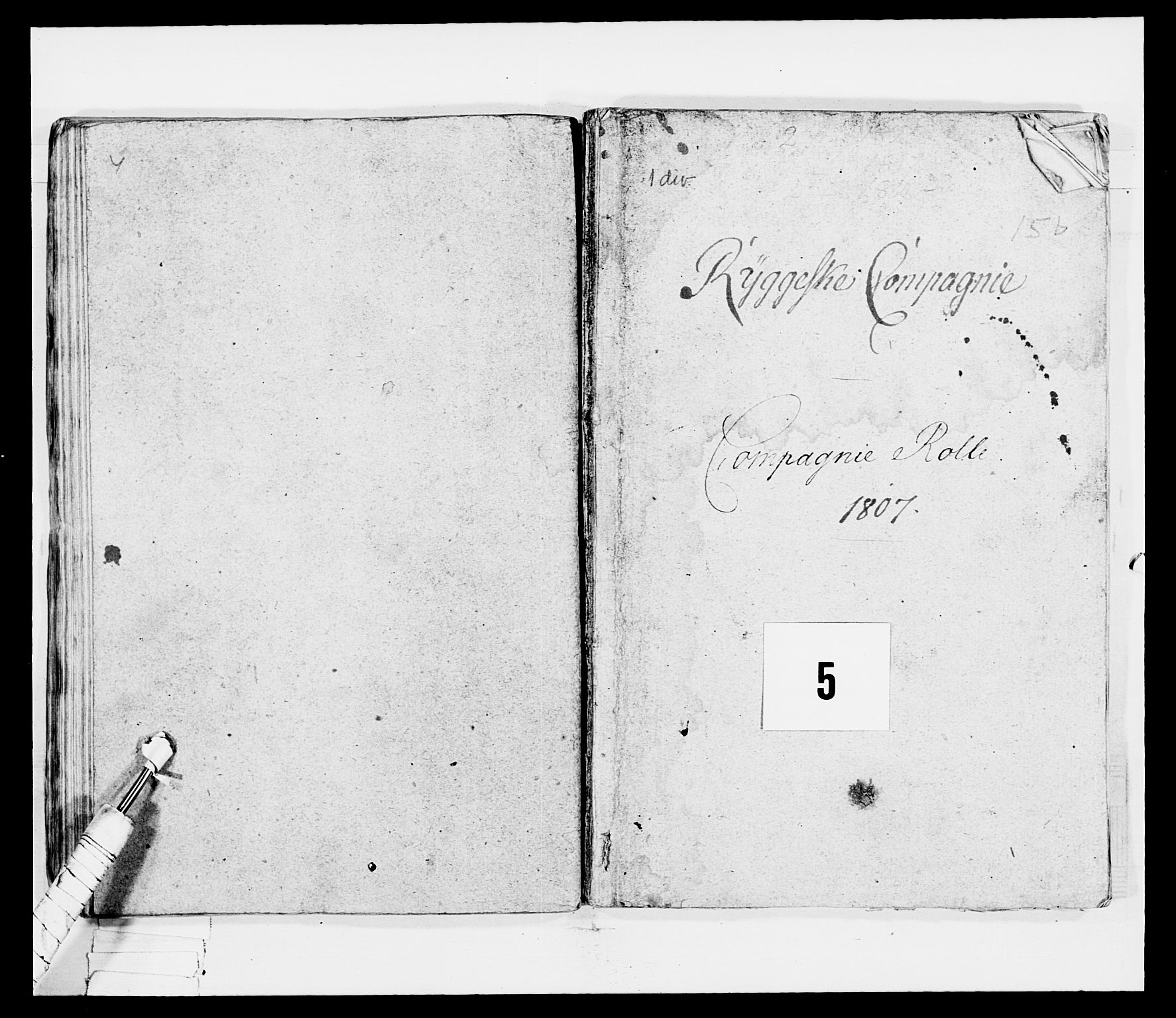 Generalitets- og kommissariatskollegiet, Det kongelige norske kommissariatskollegium, AV/RA-EA-5420/E/Eh/L0030a: Sønnafjelske gevorbne infanteriregiment, 1807, s. 203
