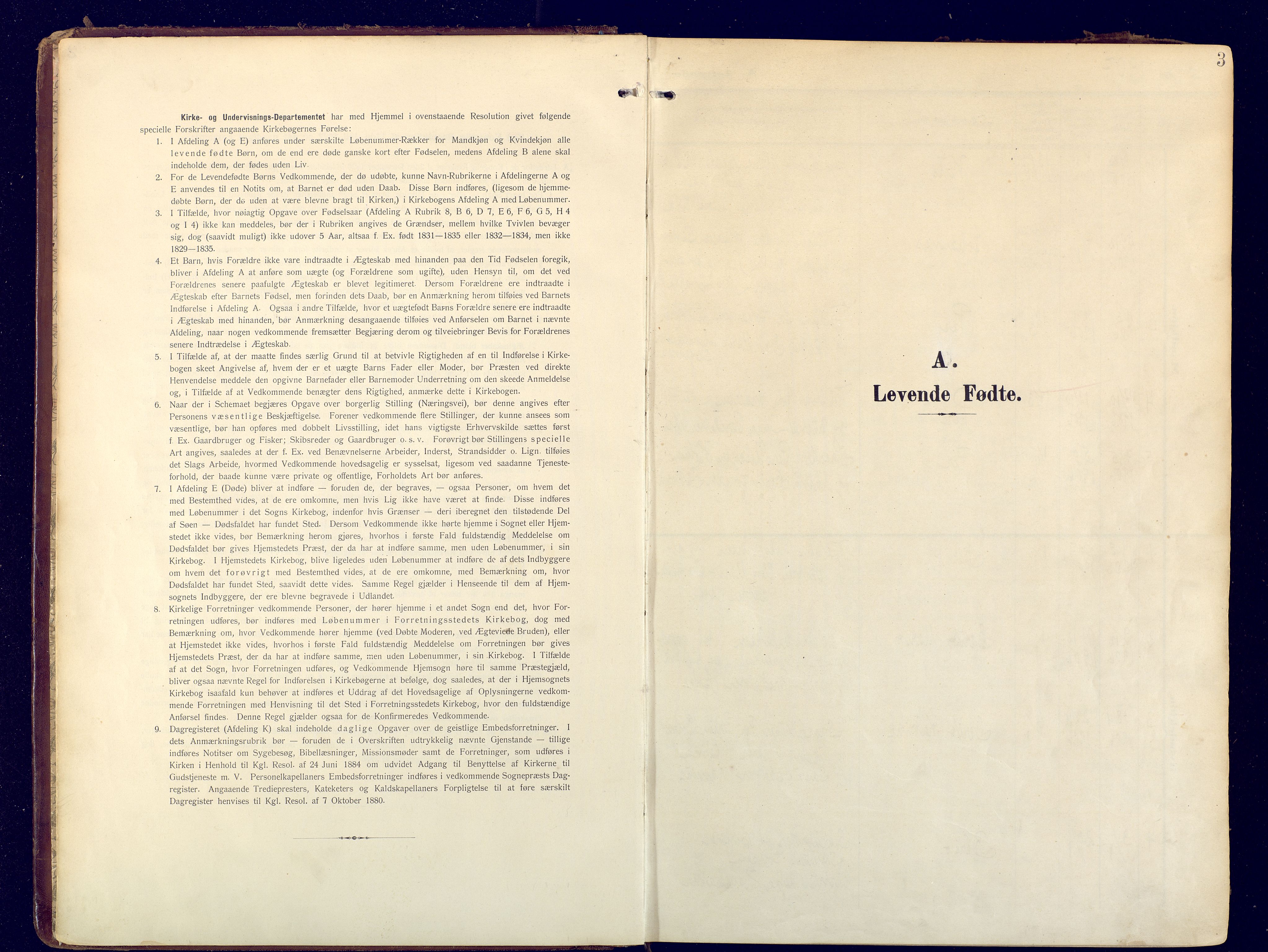Karasjok sokneprestkontor, AV/SATØ-S-1352/H/Ha: Ministerialbok nr. 3, 1907-1926, s. 3