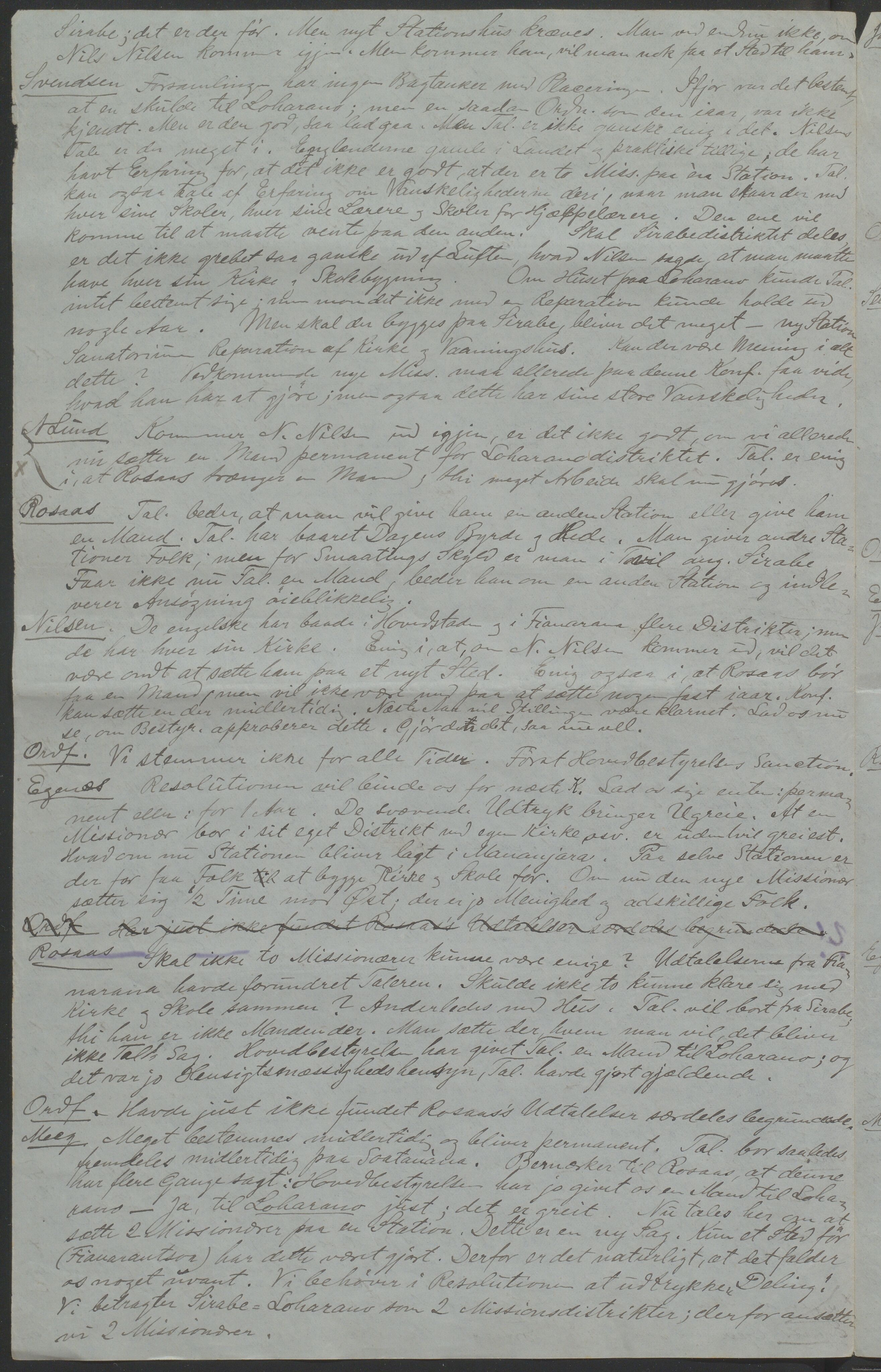 Det Norske Misjonsselskap - hovedadministrasjonen, VID/MA-A-1045/D/Da/Daa/L0037/0006: Konferansereferat og årsberetninger / Konferansereferat fra Madagaskar Innland., 1888