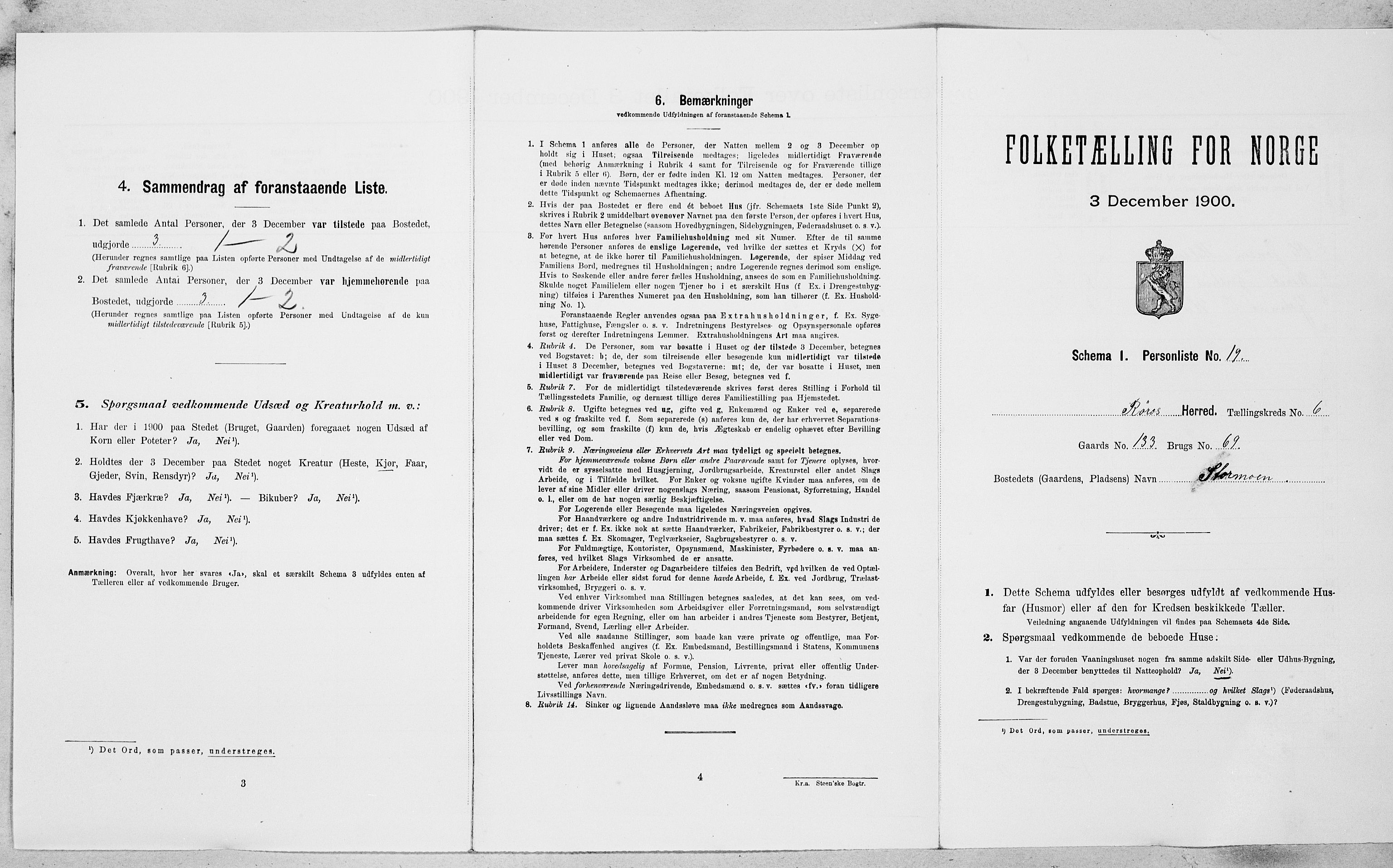SAT, Folketelling 1900 for 1640 Røros herred, 1900, s. 802